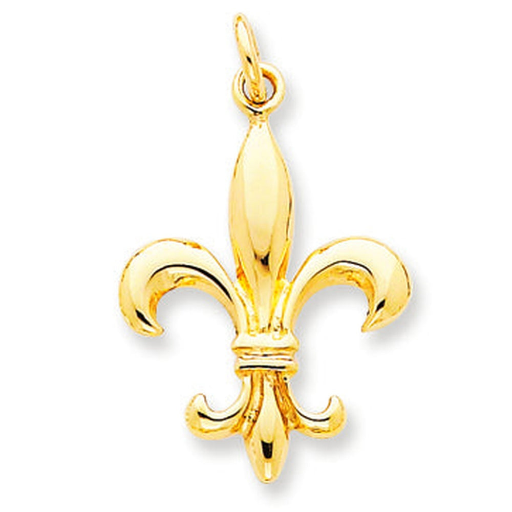 14K Gold Fleur de lis Charmer — Google Merchant 1200px primary