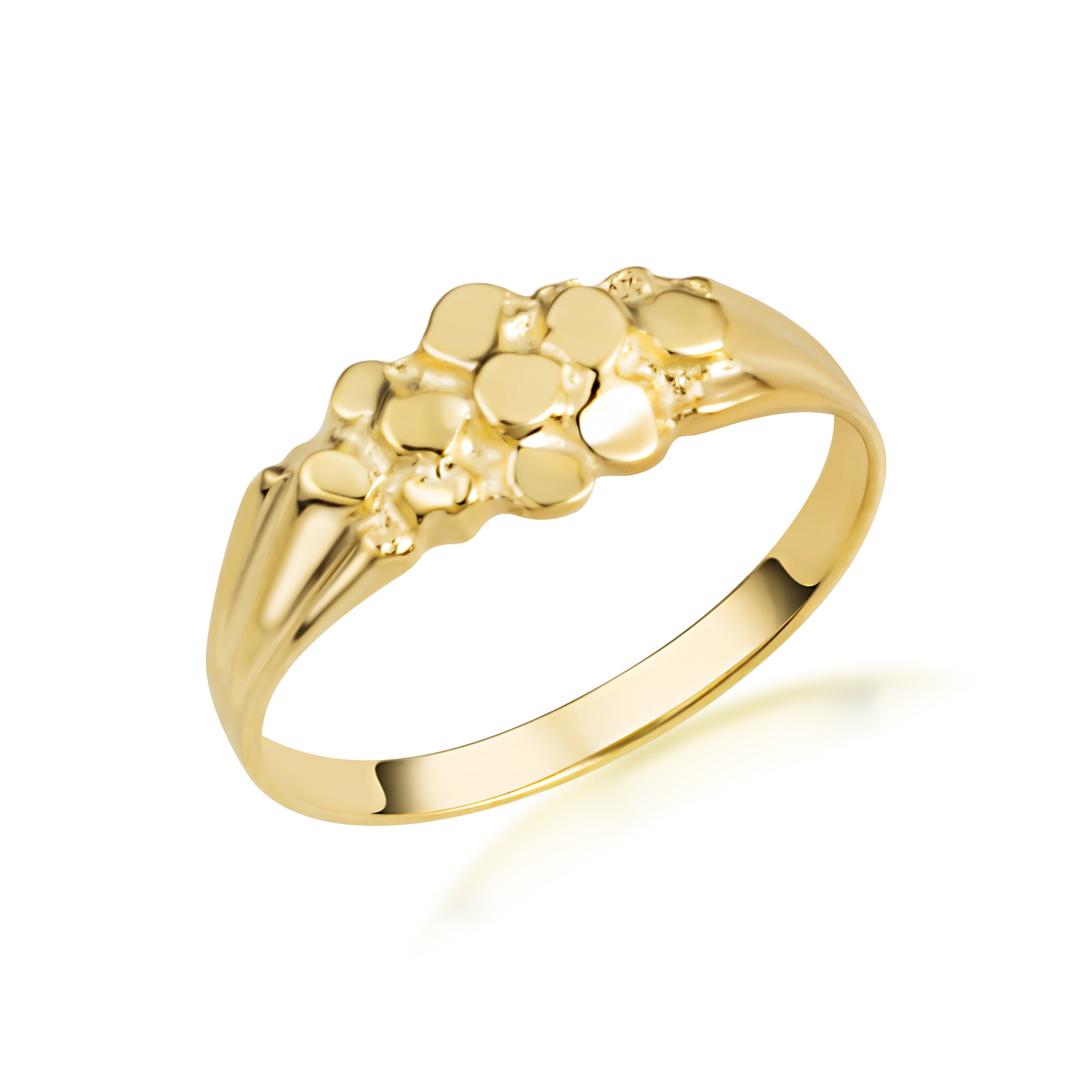 10K/14K Gold Baby Nugget Ring, view 5