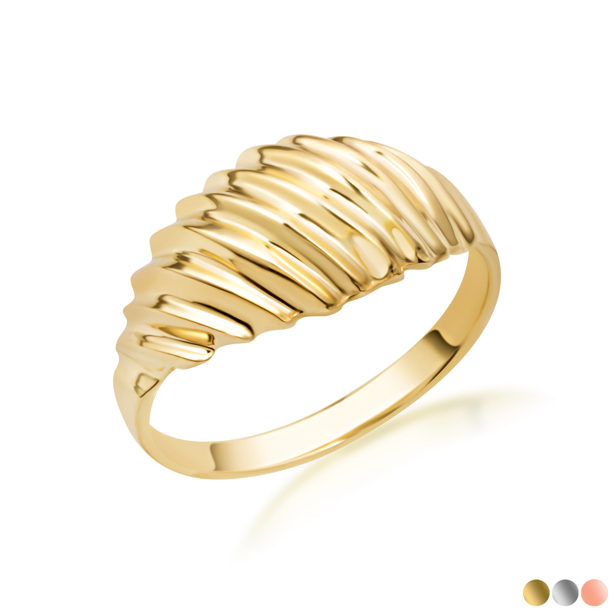 10K/14K Gold Dome Ring