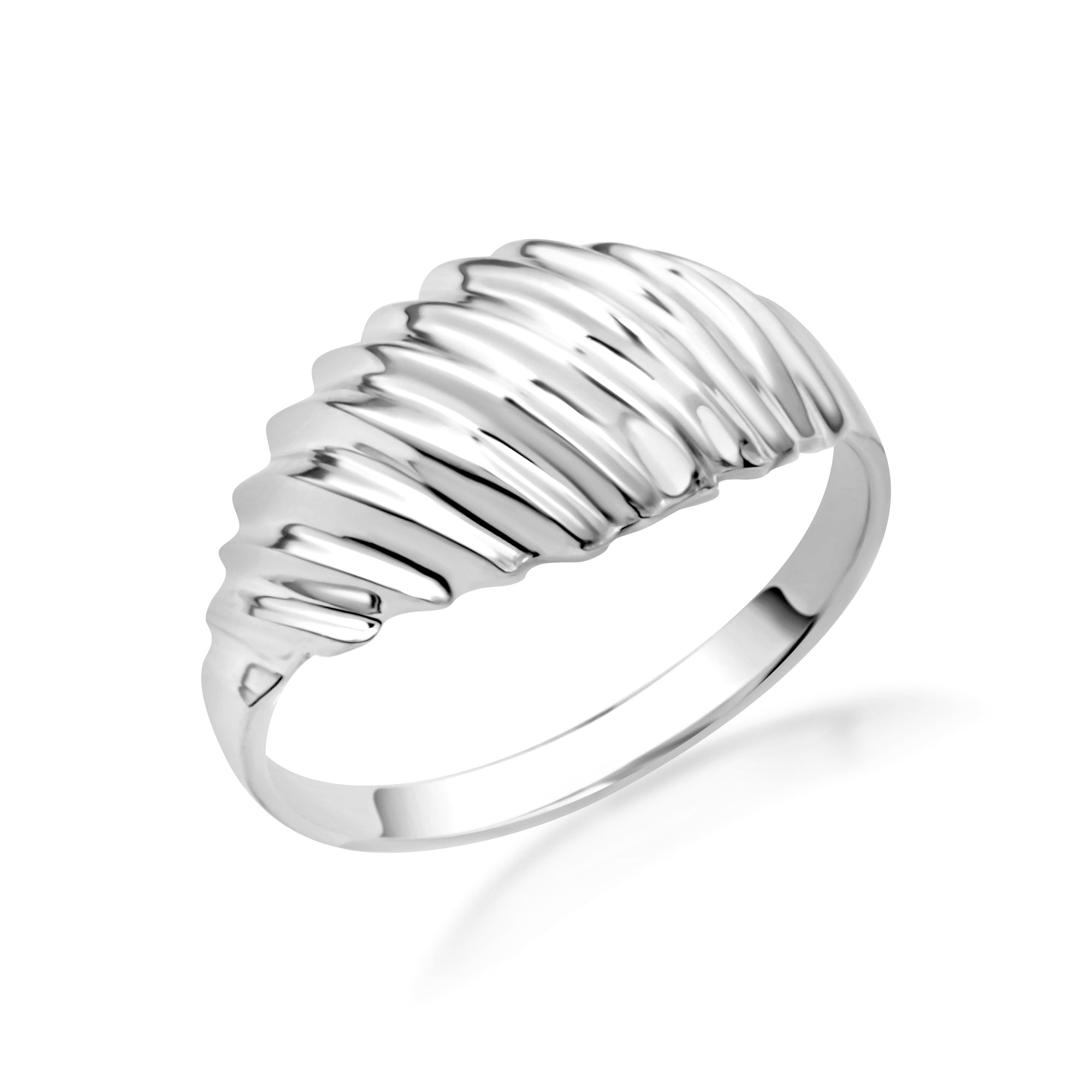 10K/14K Gold Dome Ring, view 6