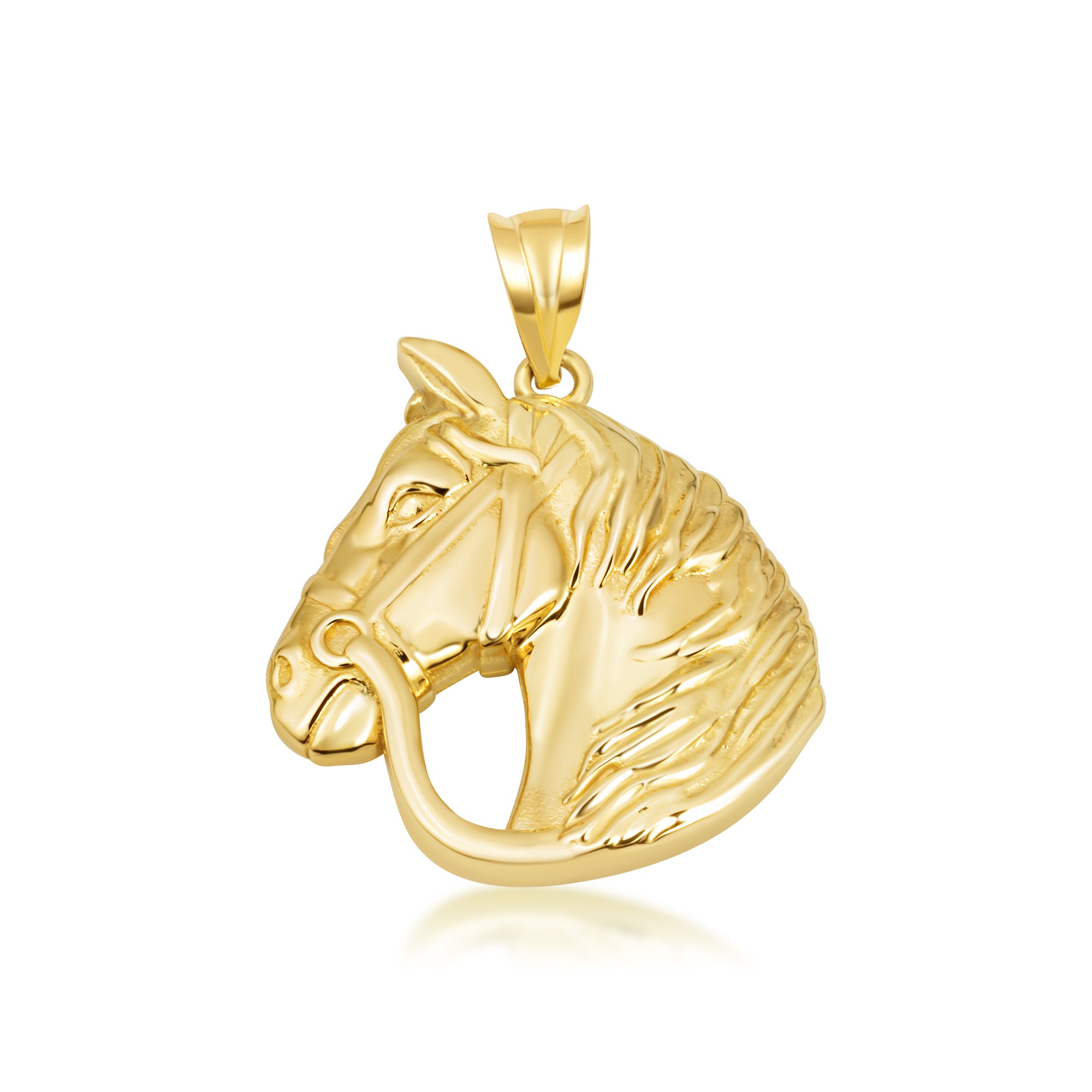 10K/14K Gold Horse Necklace (Small/Large)