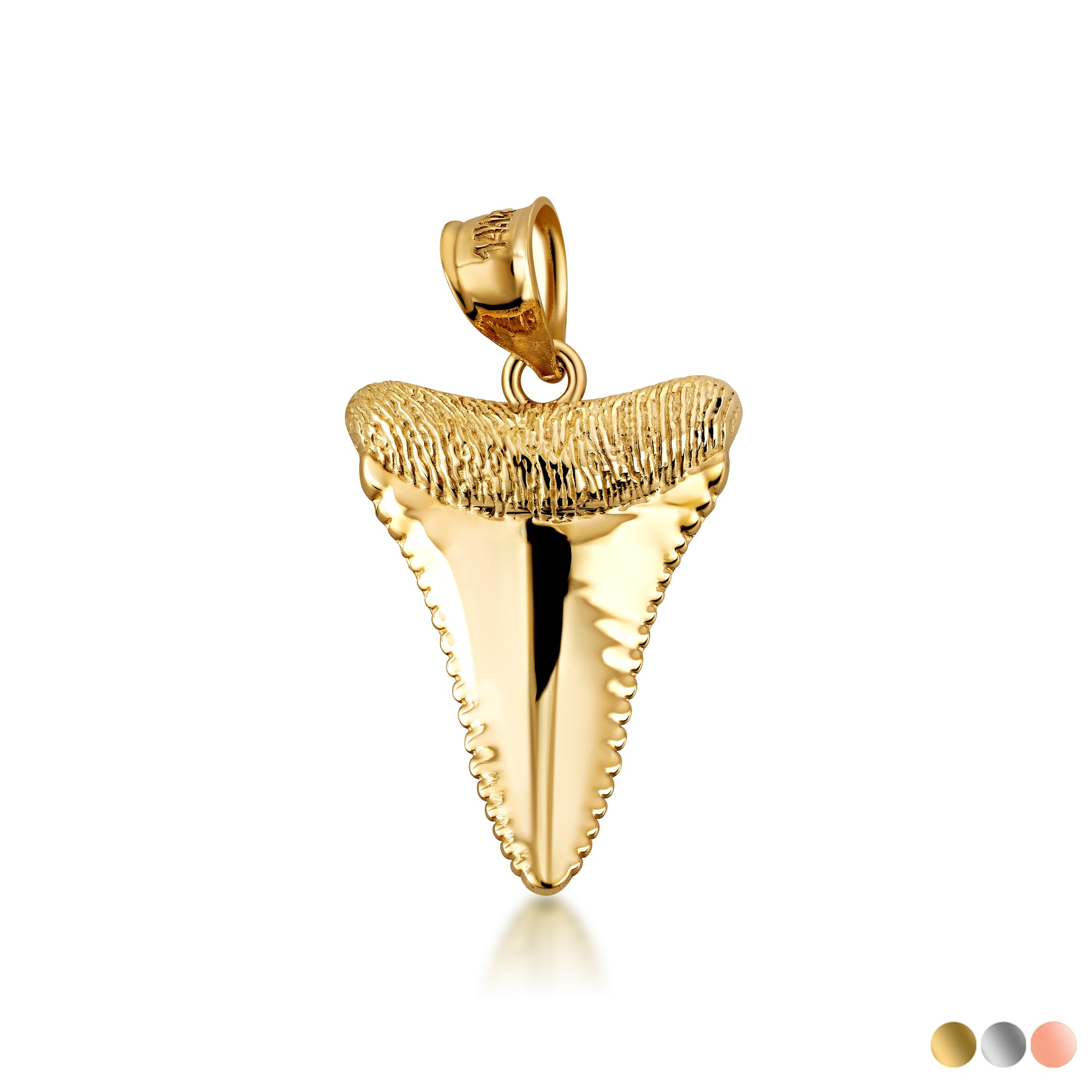 10K/14K Gold Shark Tooth Necklace
