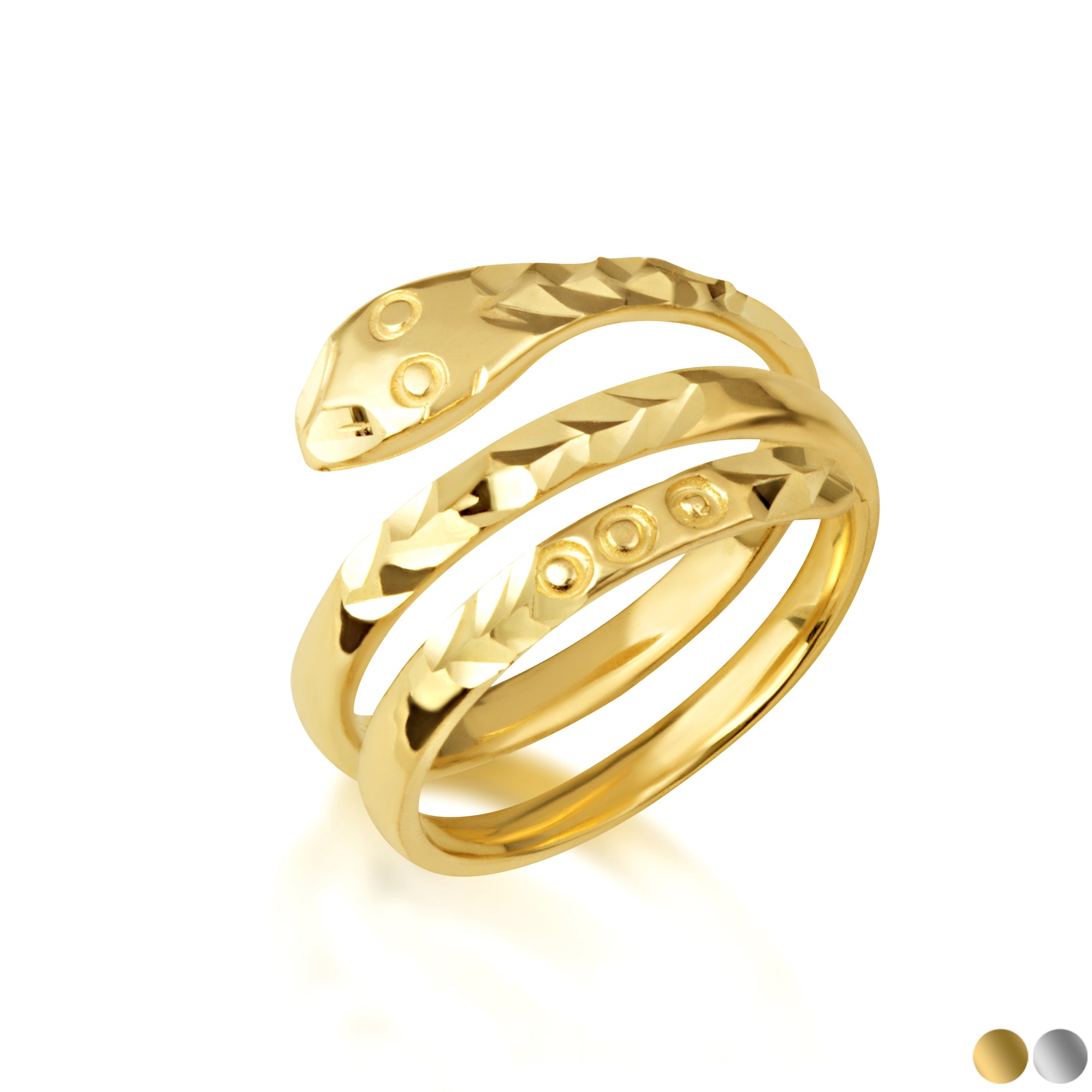 10K/14K Gold Snake Ring