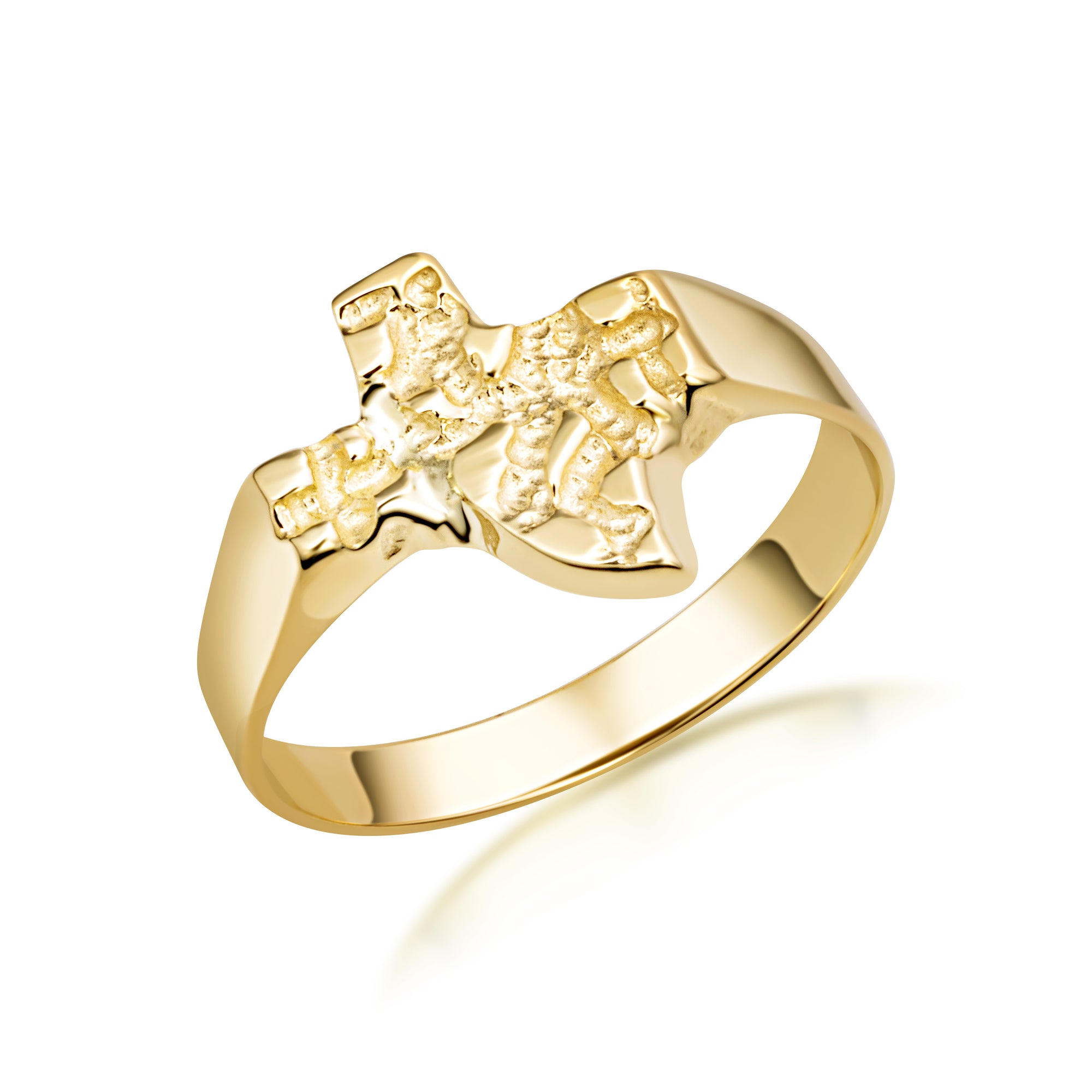 10K/14K Gold Texas Nugget Ring, view 6