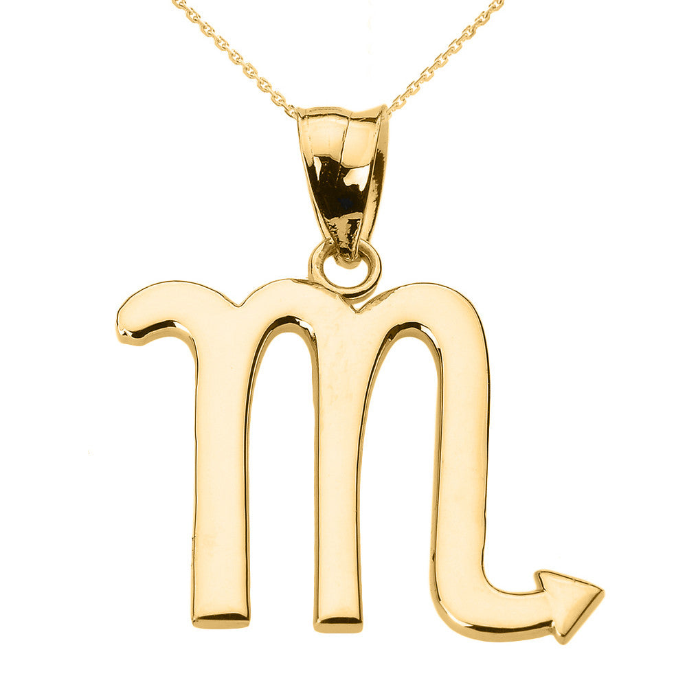 10K/14K Gold Zodiac Sign Custom Necklace, view 21