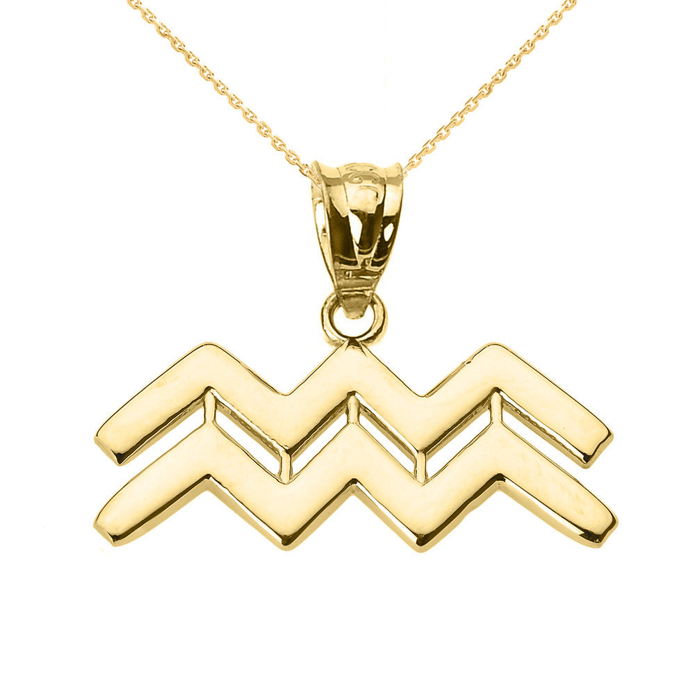 10K/14K Gold Zodiac Sign Custom Necklace, view 27