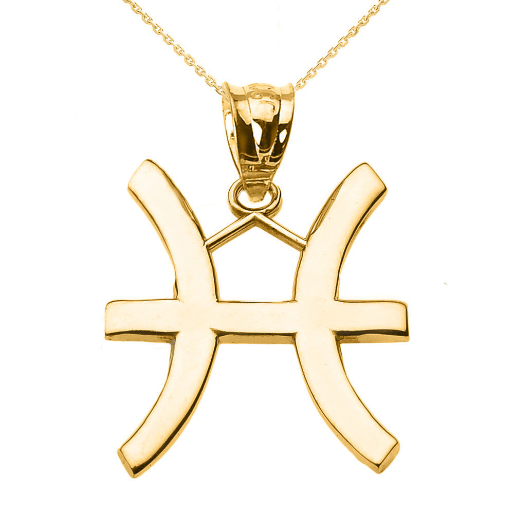 10K/14K Gold Zodiac Sign Custom Necklace, view 29