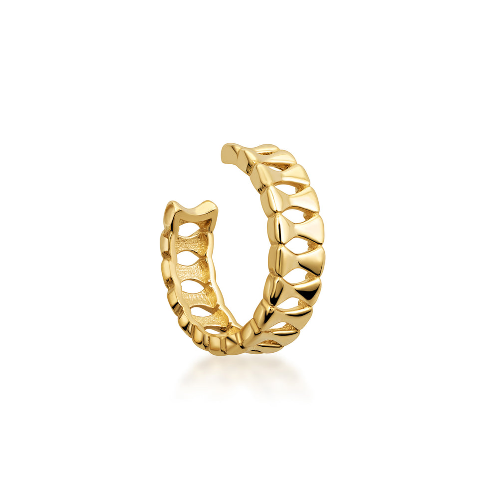10K/14K Yellow Gold Modern Ear Cuffs