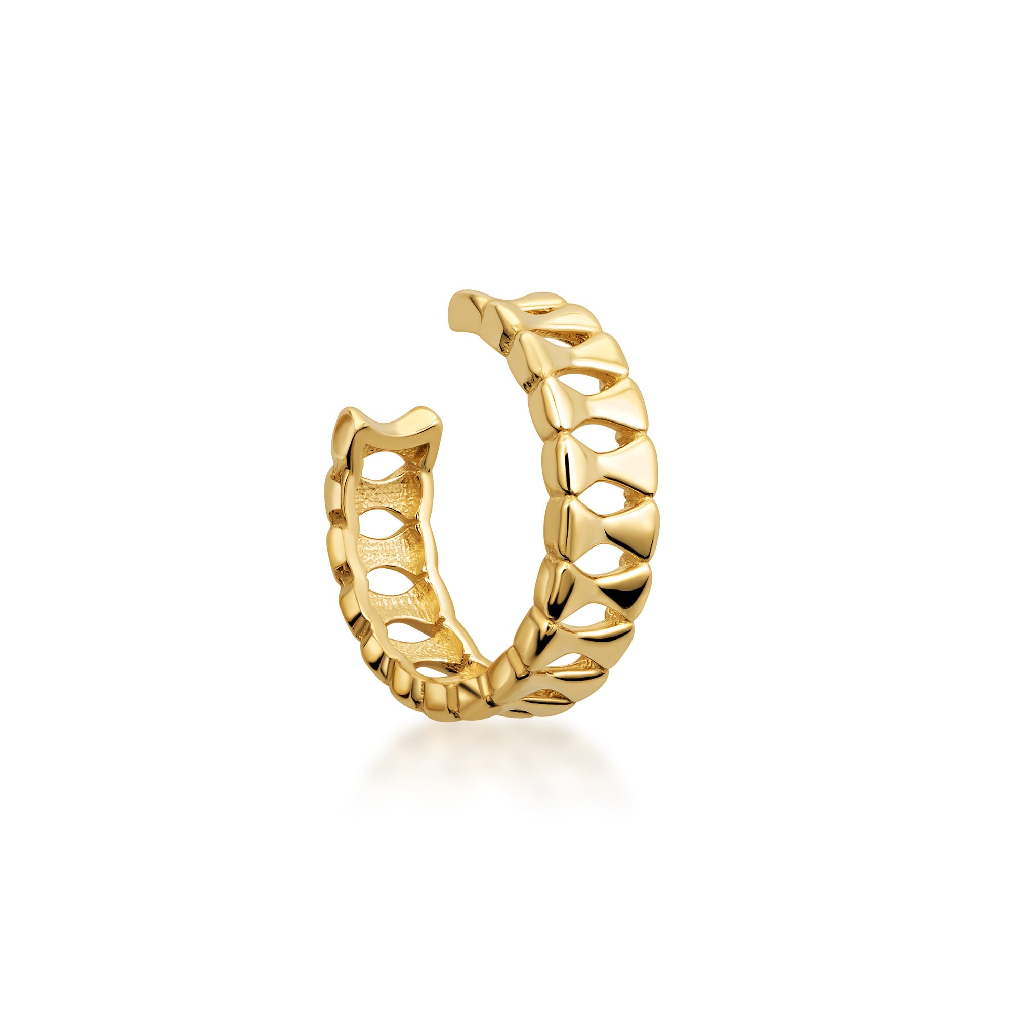 10K/14K Yellow Gold Modern Ear Cuffs