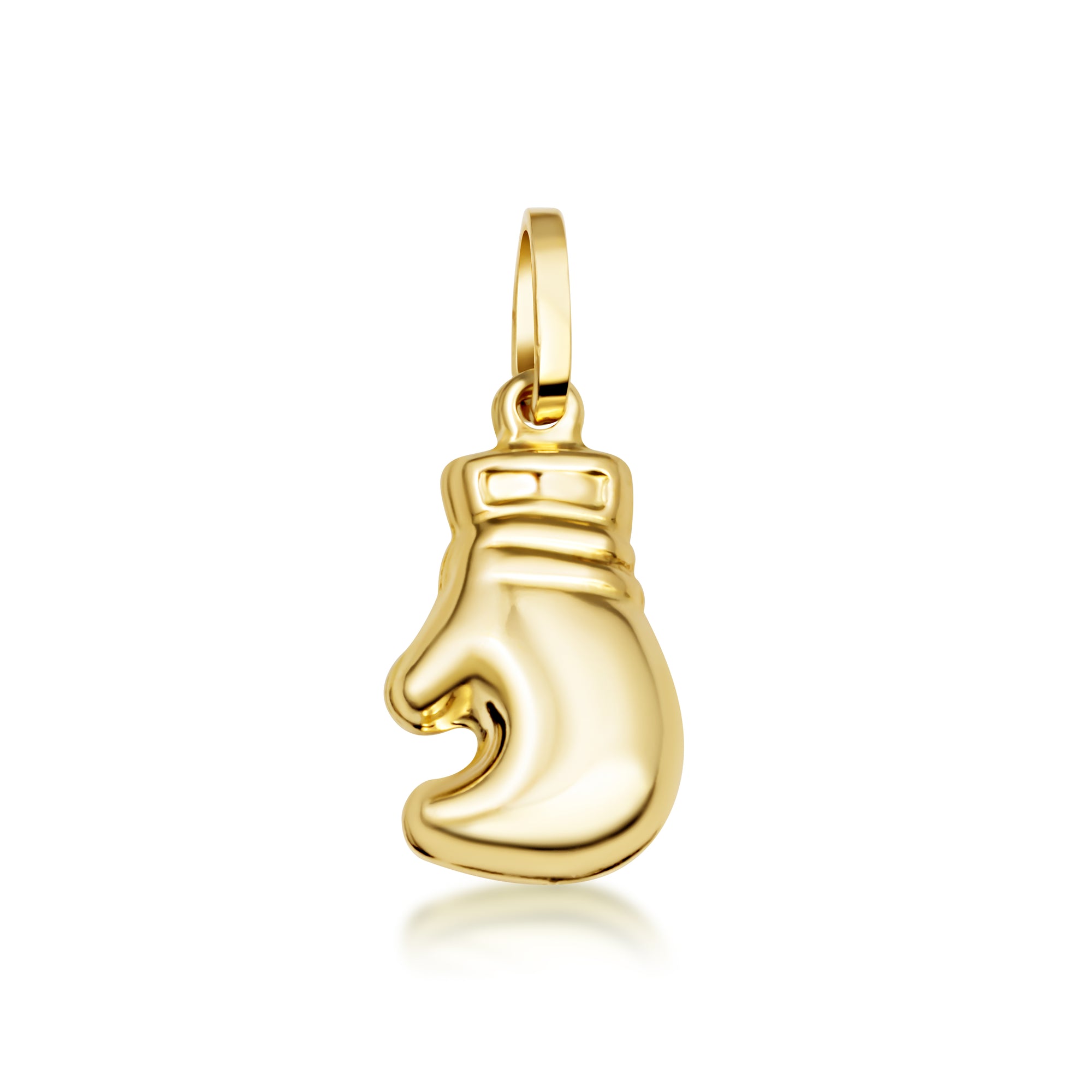 14K Gold Boxing Glove Pendant Necklace