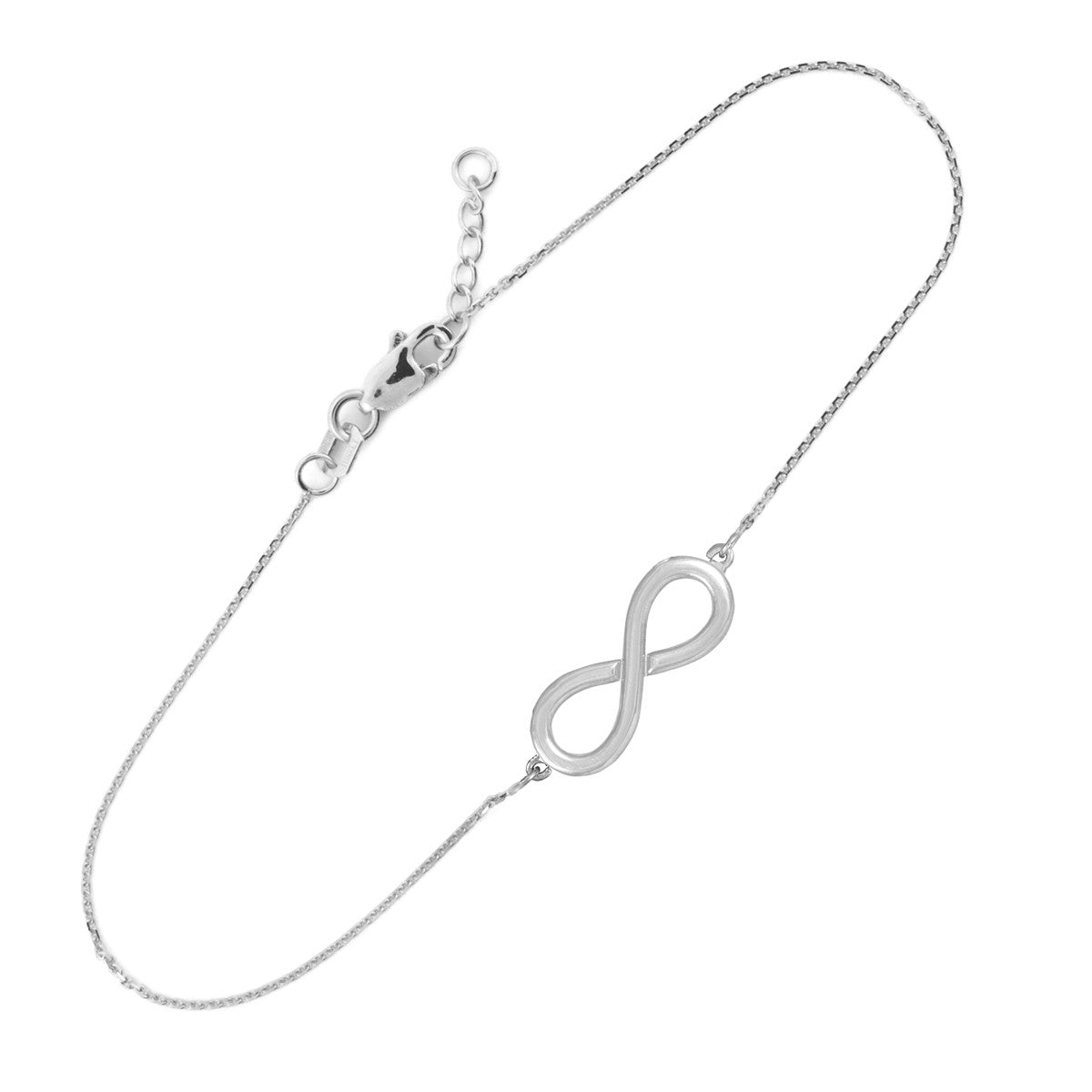 14K Gold Infinity Bracelet, view 3