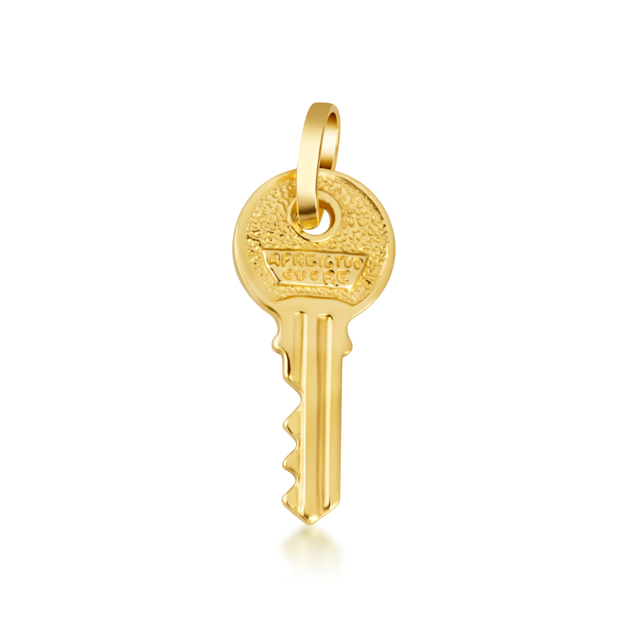 14K Gold Key Necklace