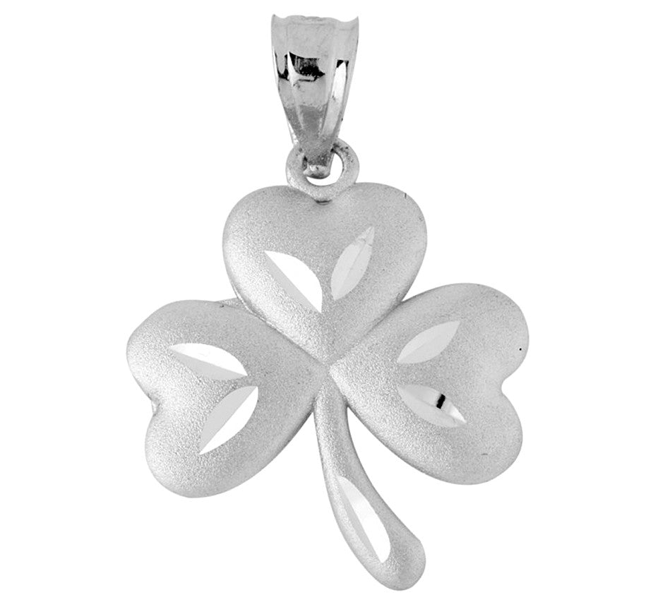 Clover Celtic Pendant In Gold, view 2