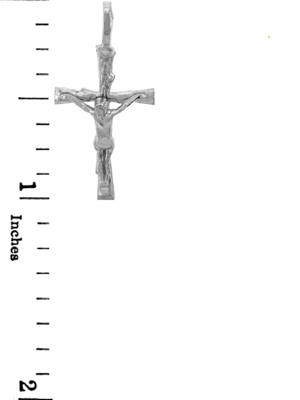 Crucifix Pendant Sterling Silver, view 2