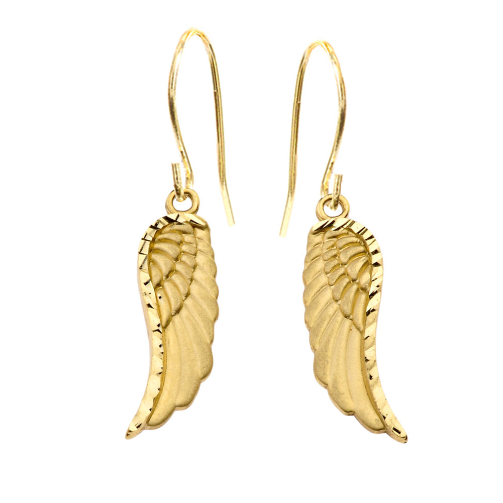 Dangling Angel Wing Earrings