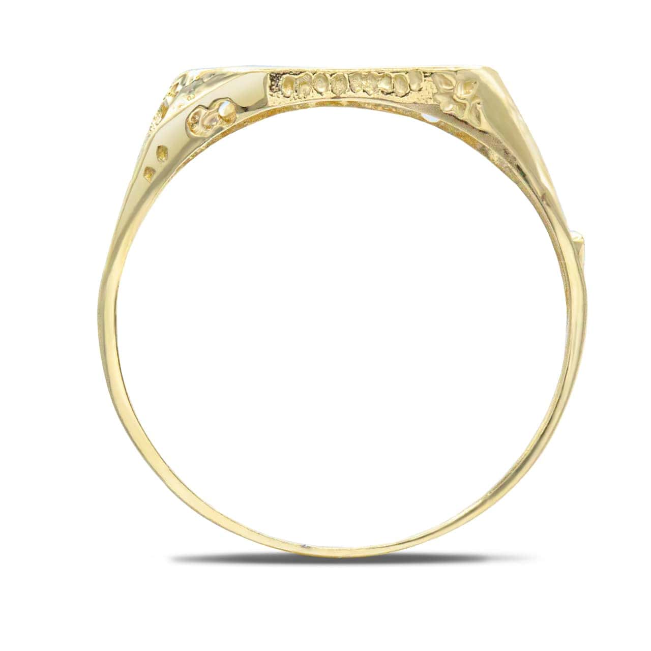 Gold #1 Mom Mother's Ring, view 3