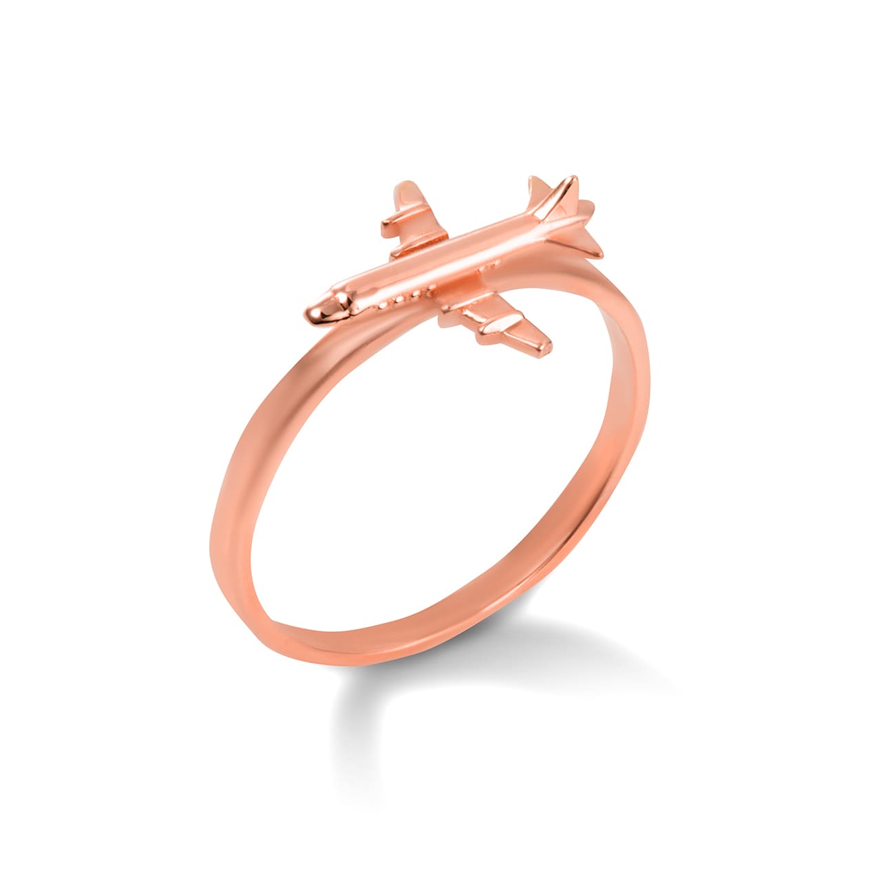 Gold Airplane Travel Ring, view 4