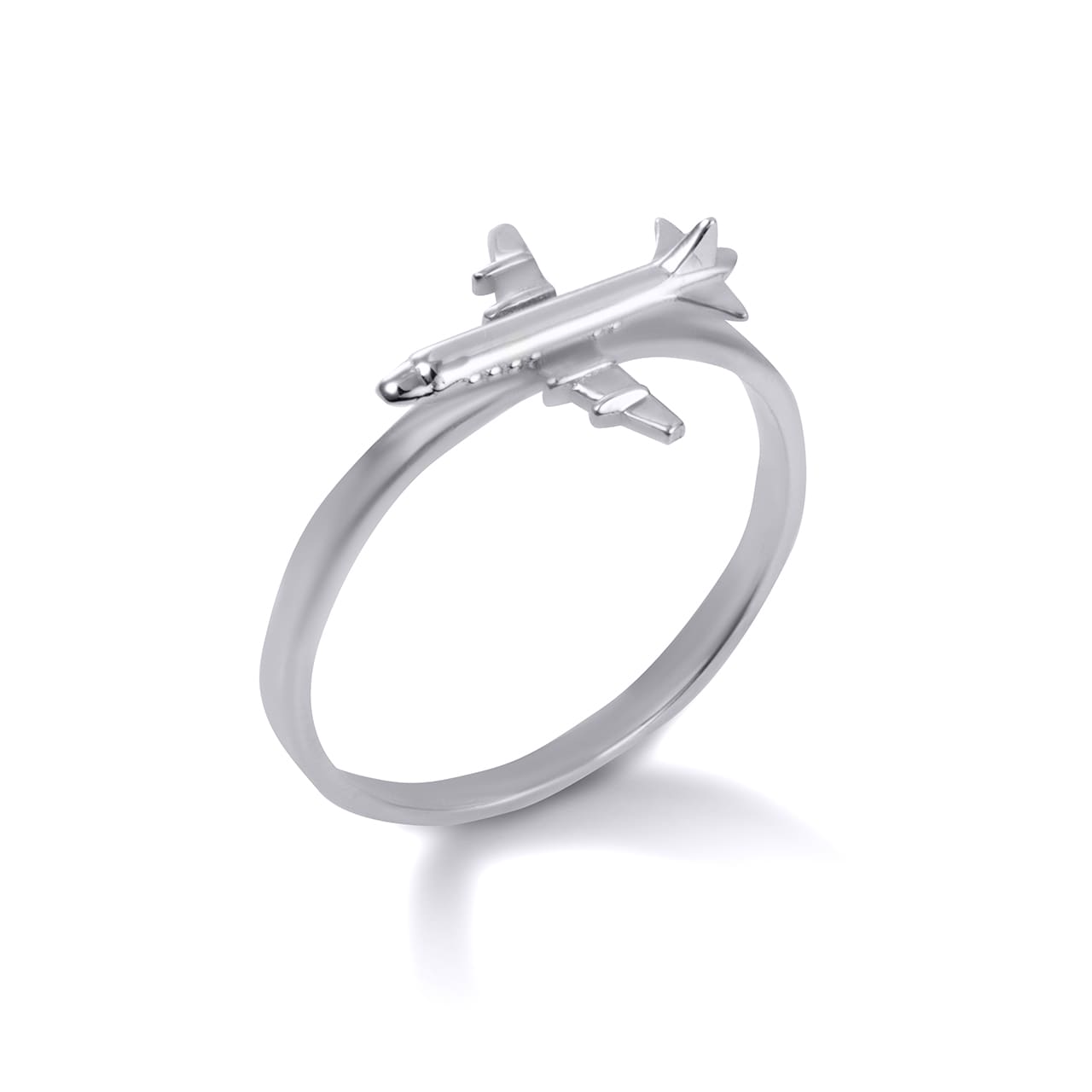 Gold Airplane Travel Ring, view 5