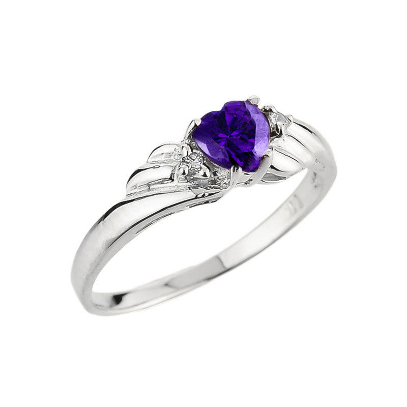 Gold Amethyst Gemstone Ladies Ring, view 2
