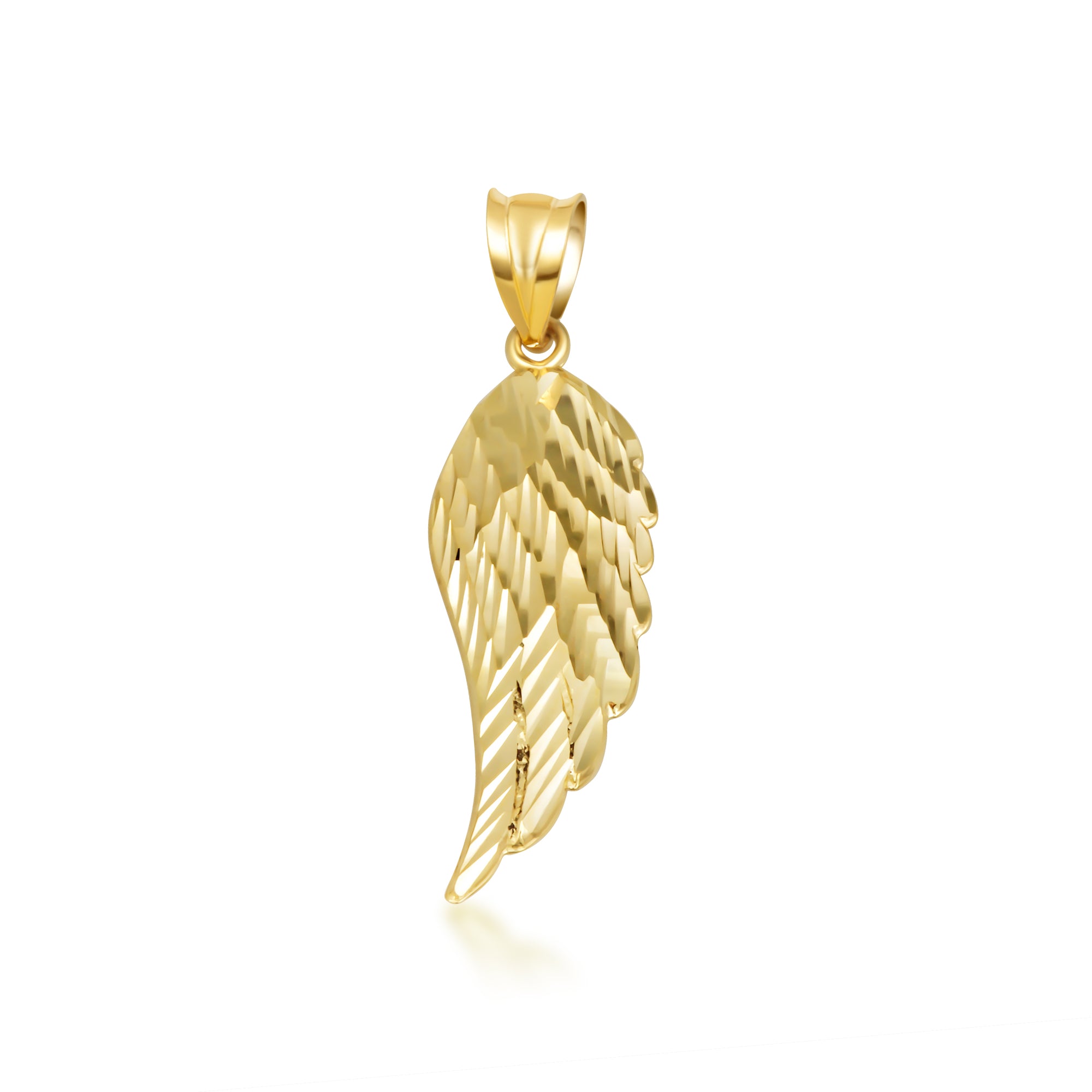 Gold Angel Wing Necklace (S/M/L), view 7