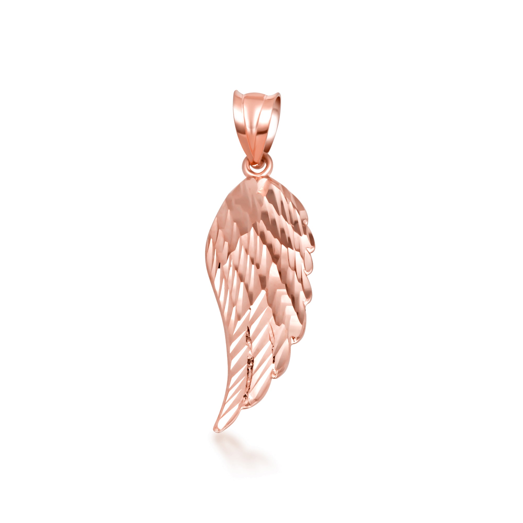 Gold Angel Wing Necklace (S/M/L), view 9