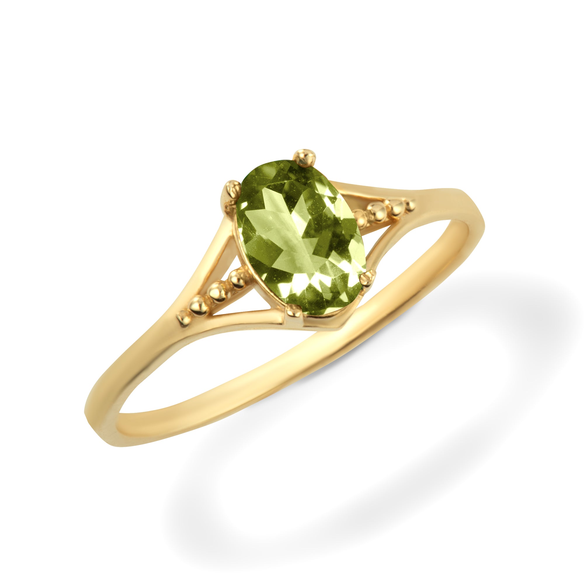 Gold Baby CZ Birthstone Ring, view 18