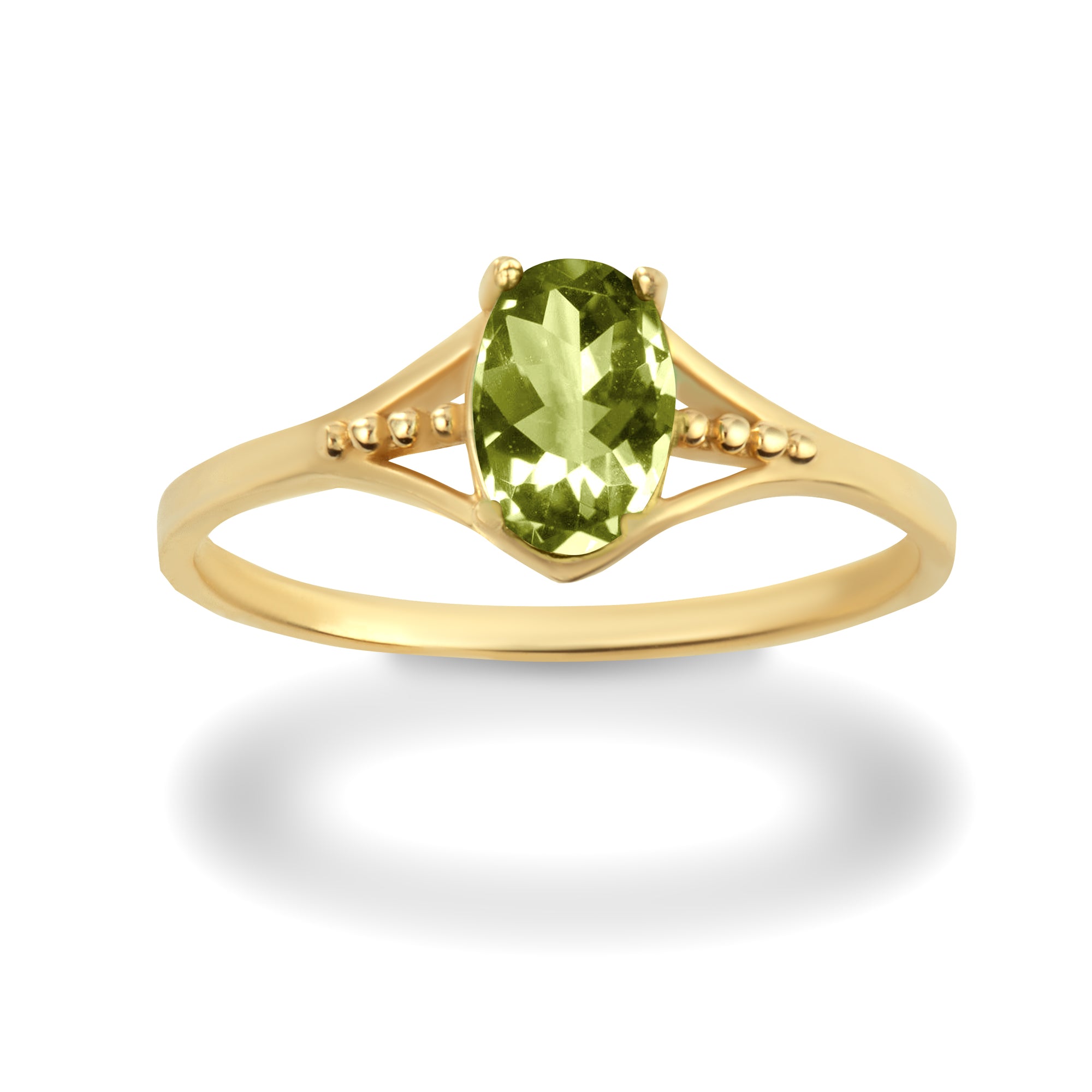 Gold Baby CZ Birthstone Ring, view 19