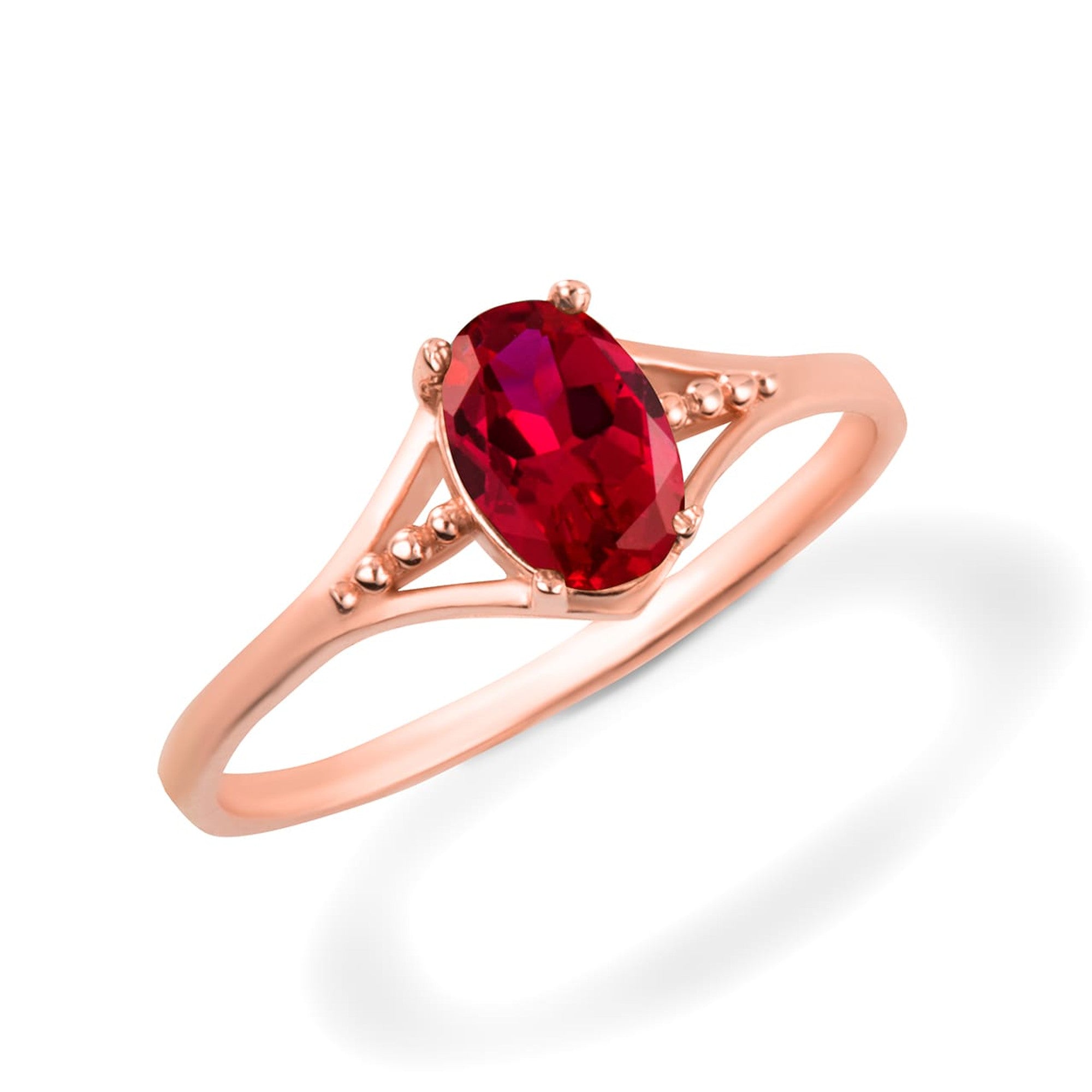 Gold Baby CZ Birthstone Ring, view 26