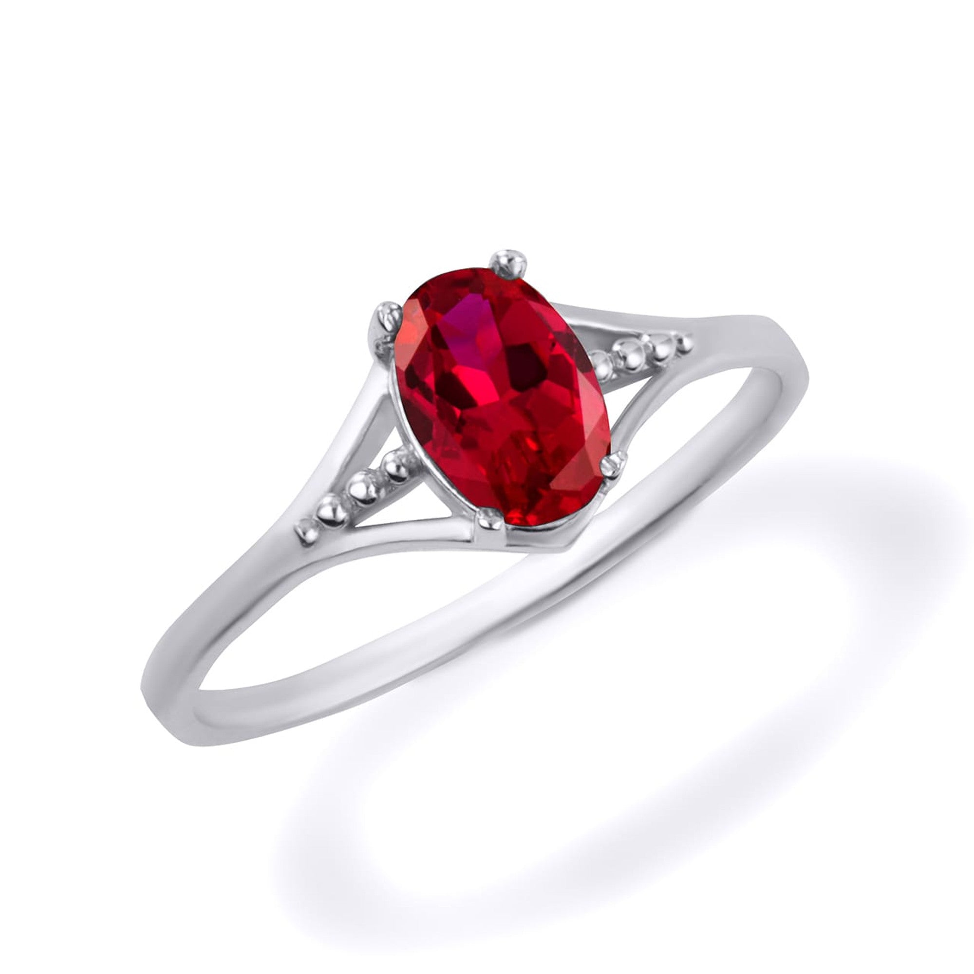 Gold Baby CZ Birthstone Ring, view 27