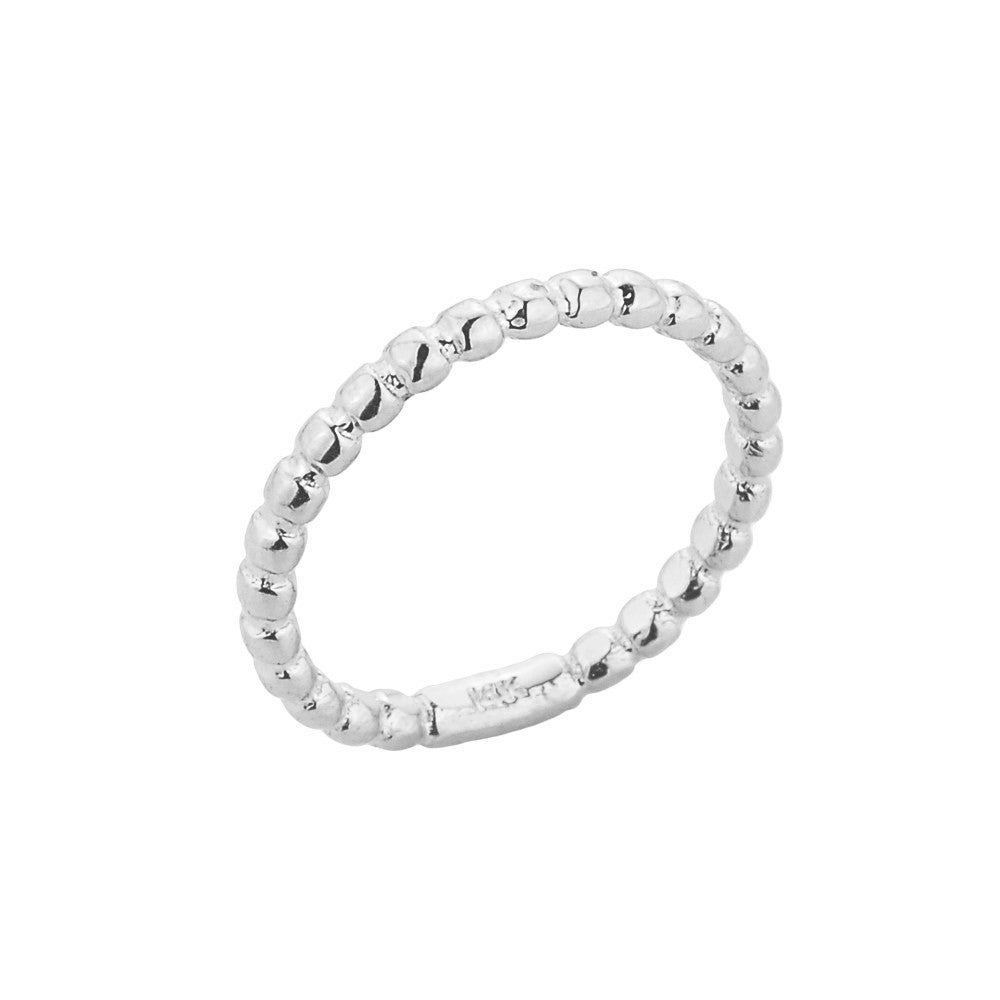 Gold Ball Chain Bead Toe Ring, view 3