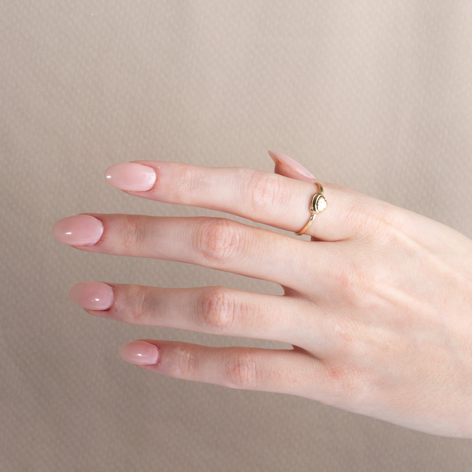 Gold Beach Seashell Ring, view 2