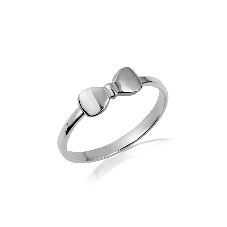 Gold Bow Tie Ring, view 3
