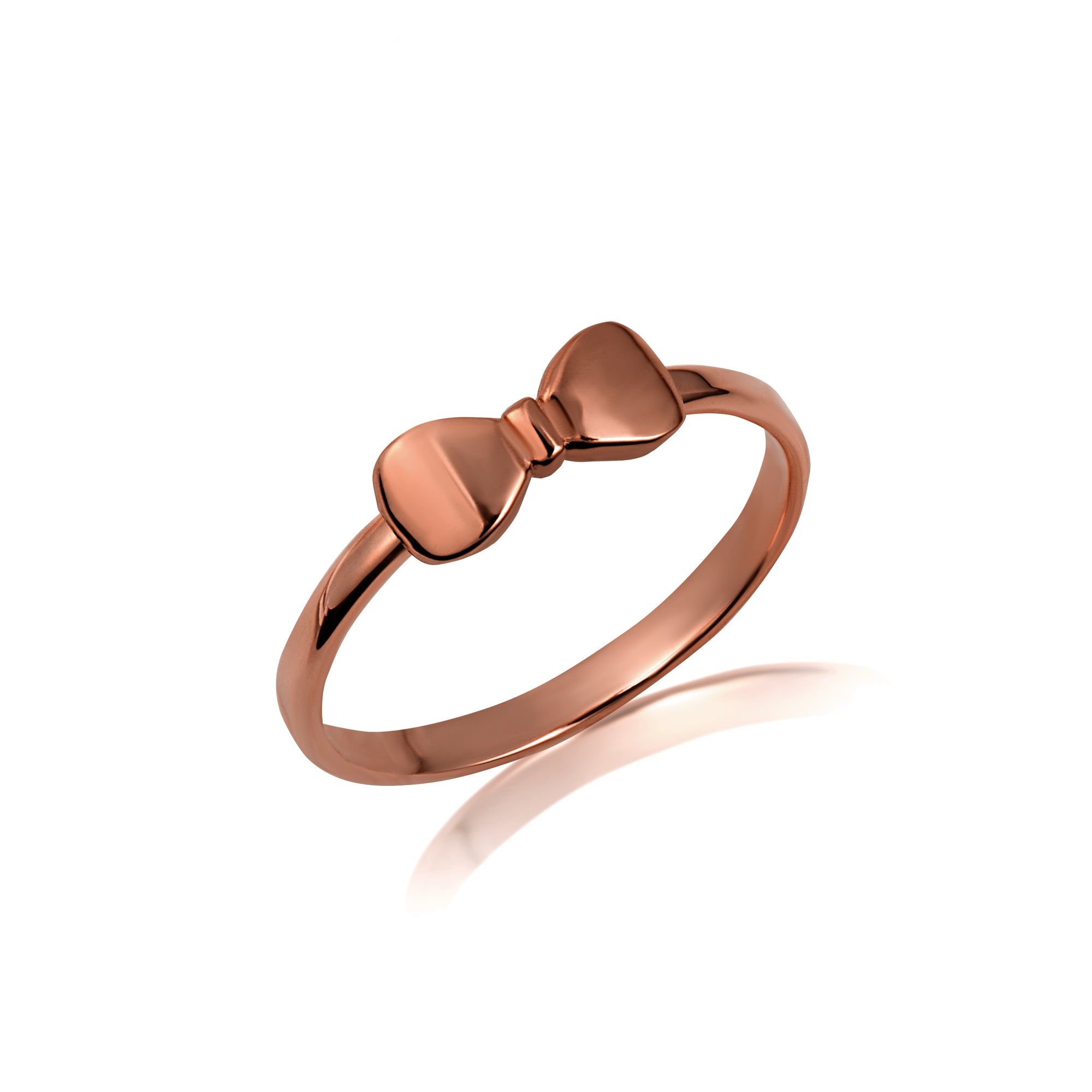 Gold Bow Tie Ring, view 4