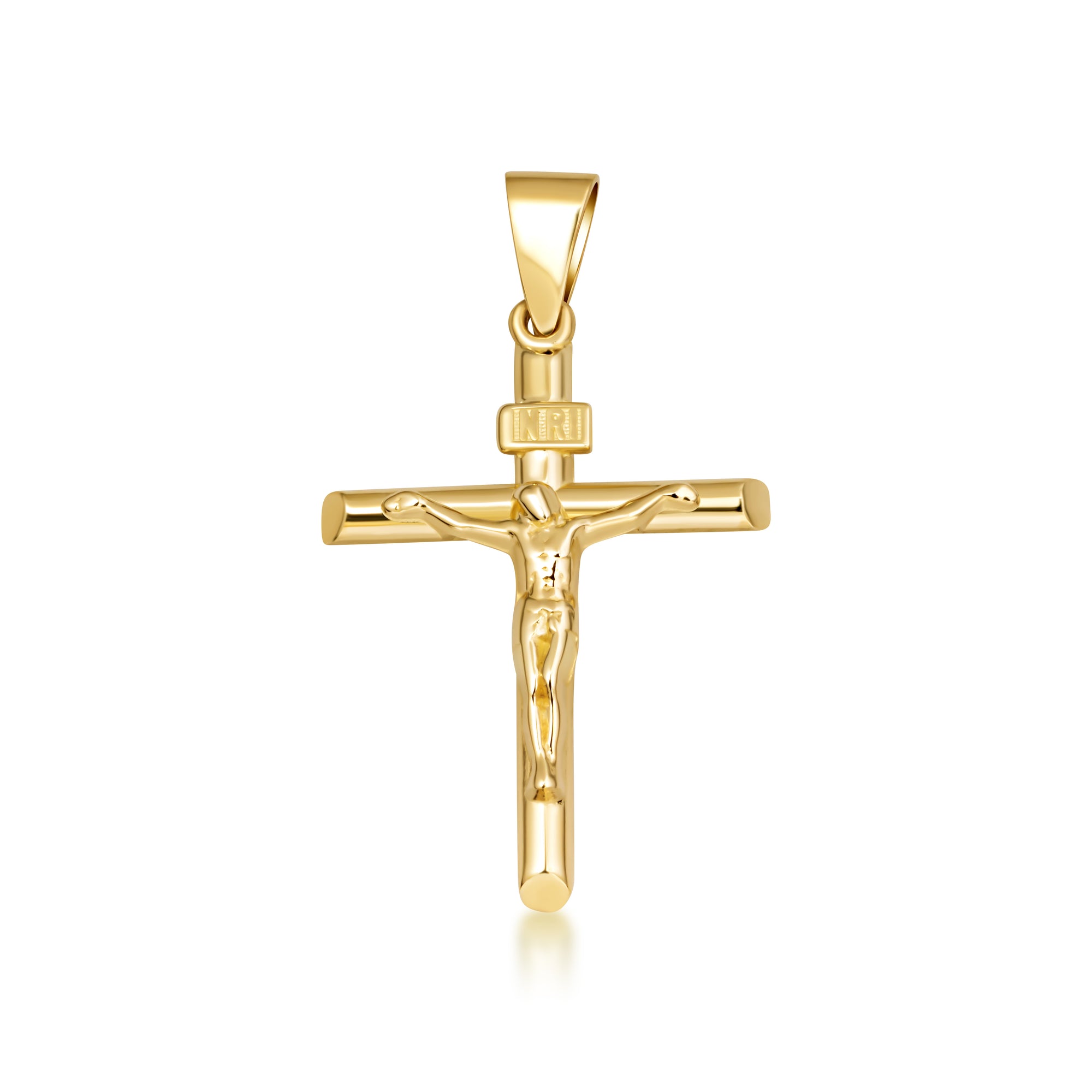 Gold Catholic Crucifix, view 10