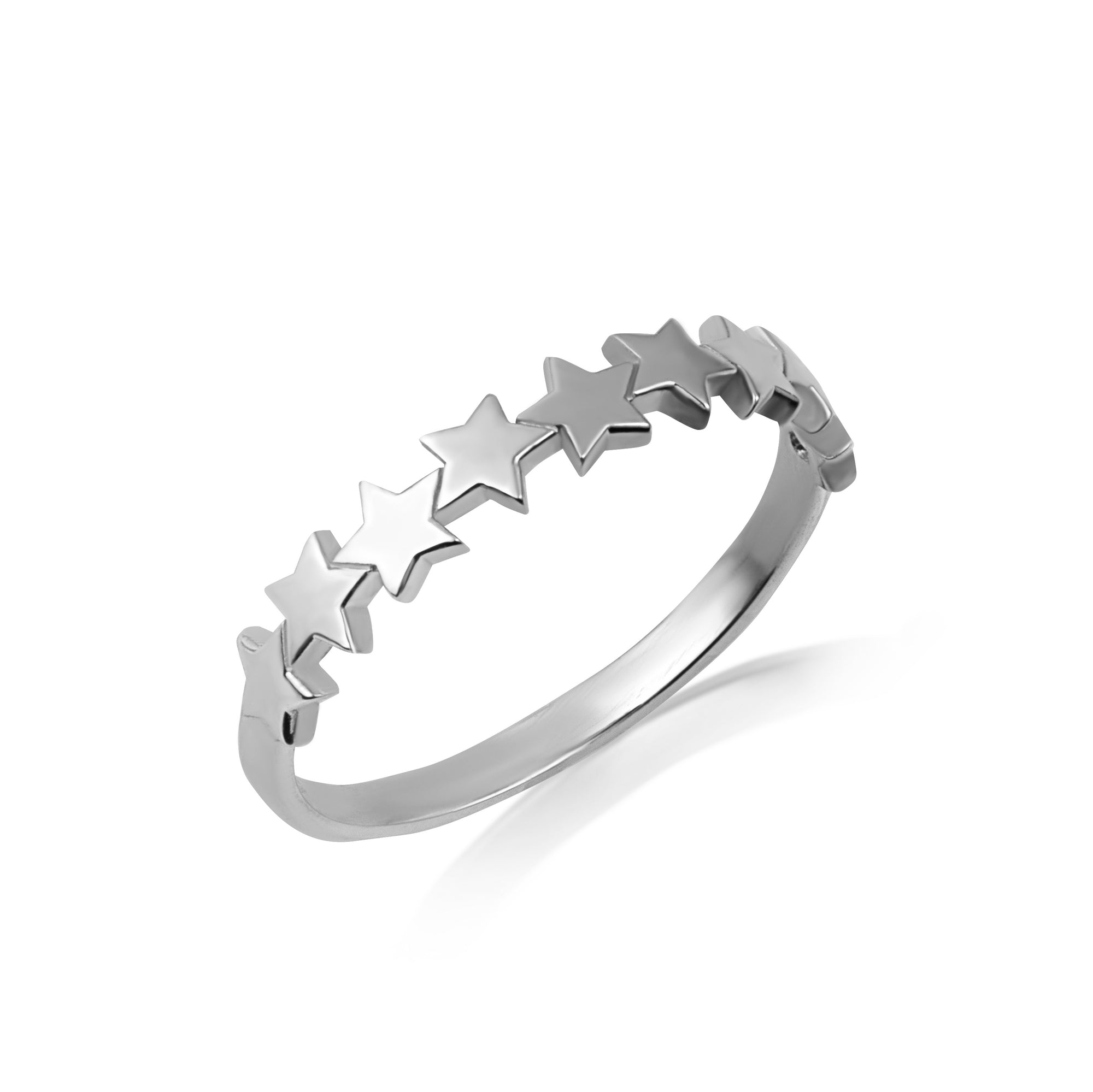 Gold Celestial Star Cluster Band Ring, view 3