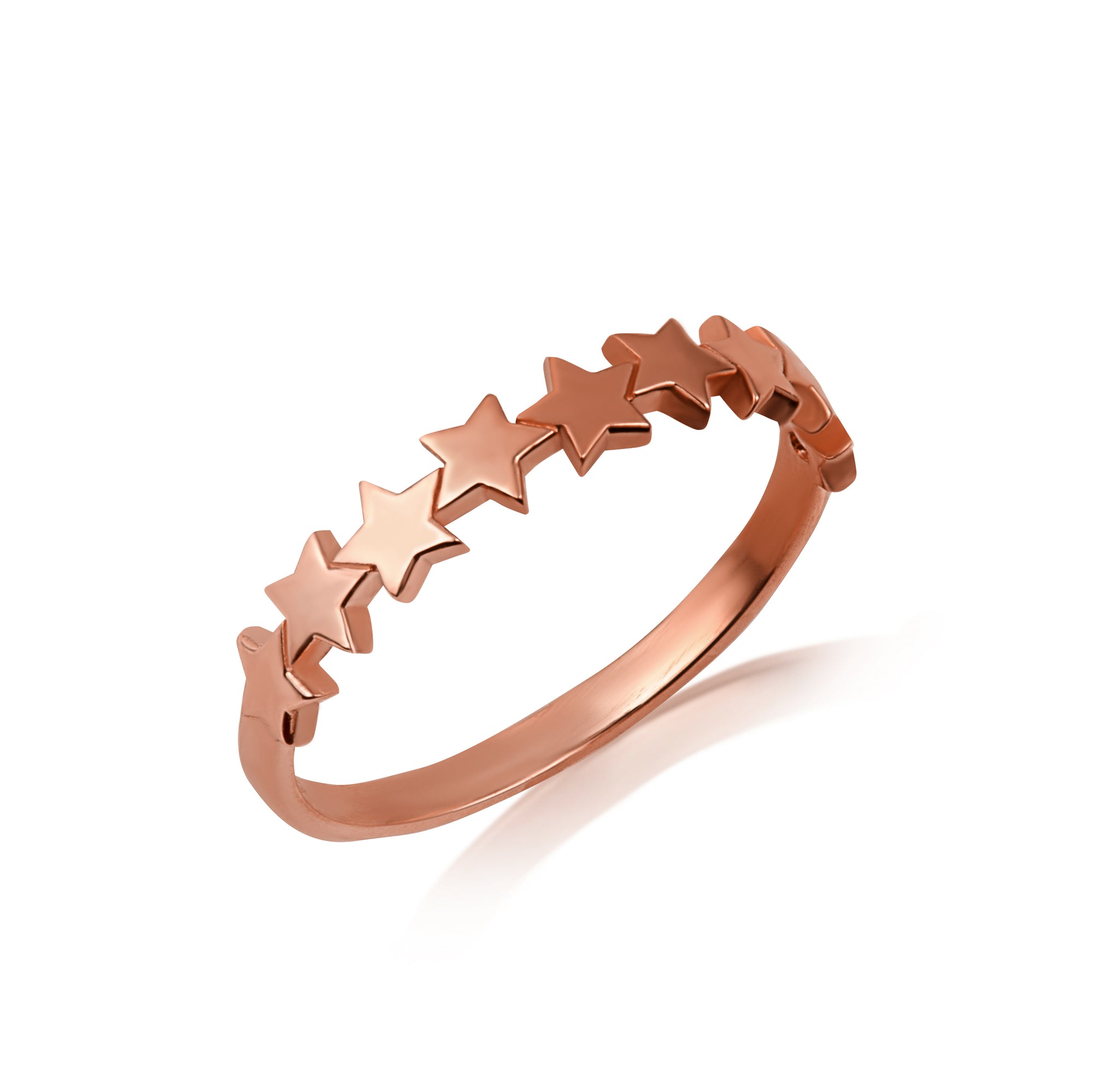 Gold Celestial Star Cluster Band Ring, view 4
