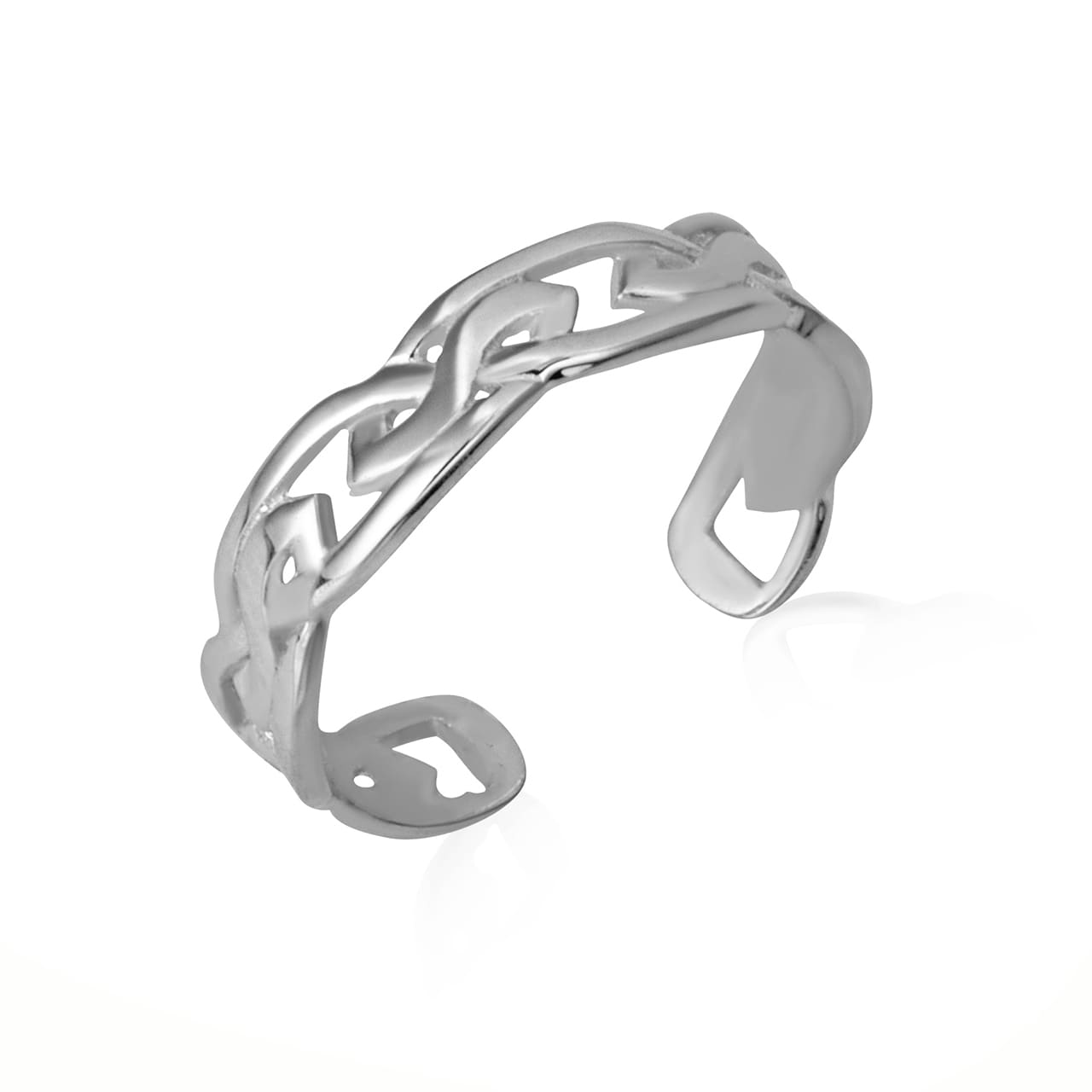 Gold Celtic Trinity Toe Ring, view 4