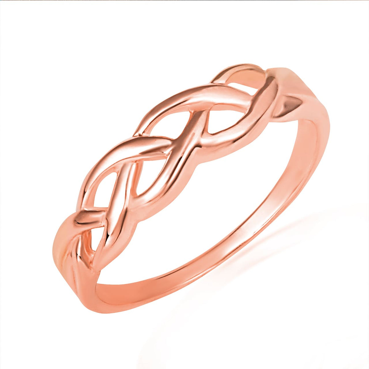 Gold Celtic Trinity Weave Ring, view 4
