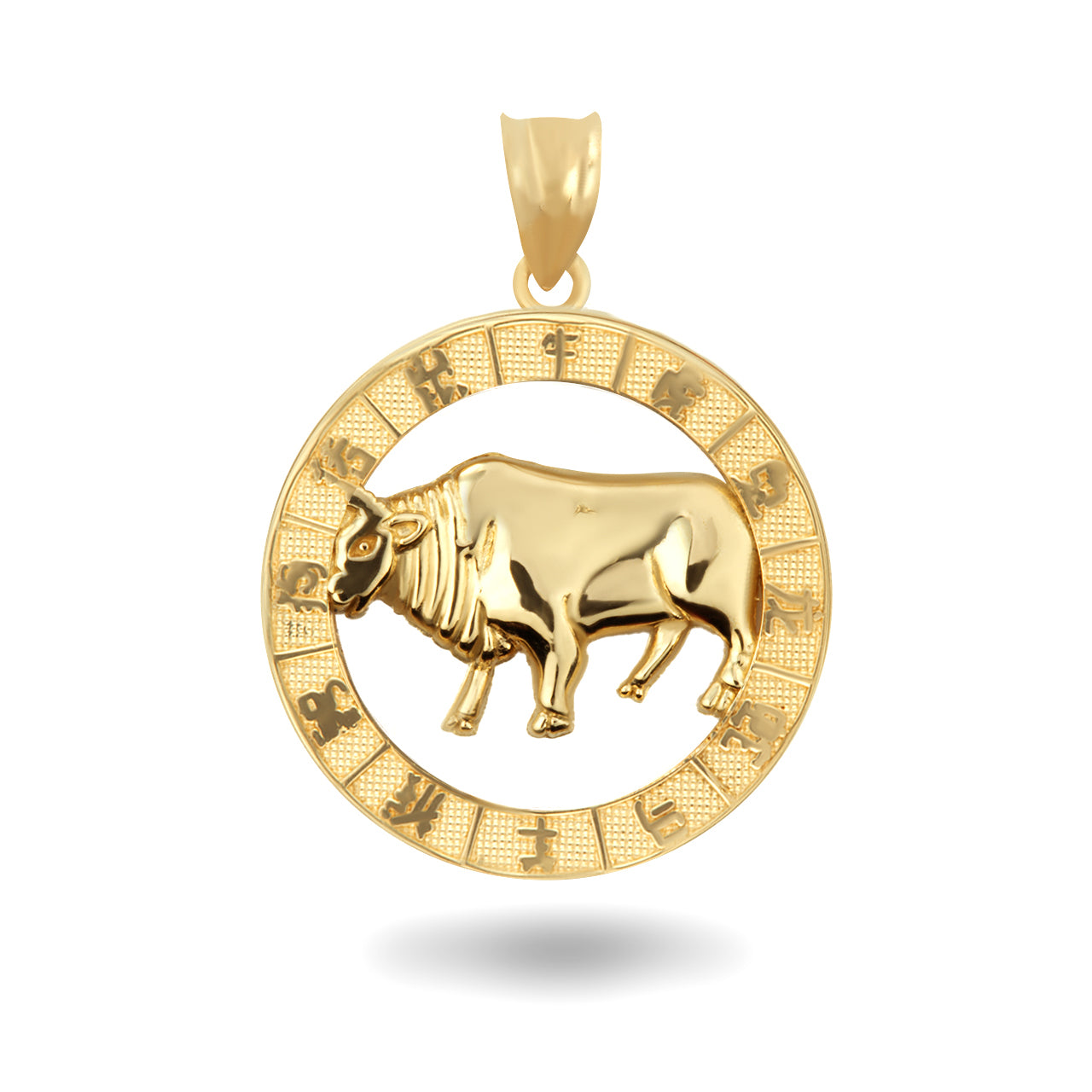 Gold Chinese New Year Zodiac Pendant Necklace, view 10