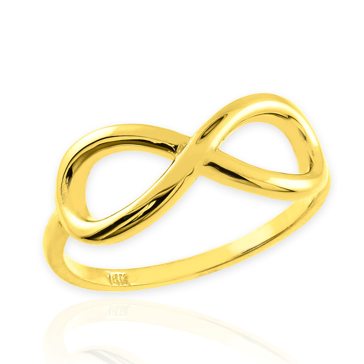 Gold Classic Infinity Ring