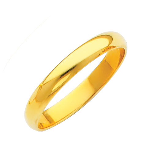 Gold Classic Wedding Band - 2 mm