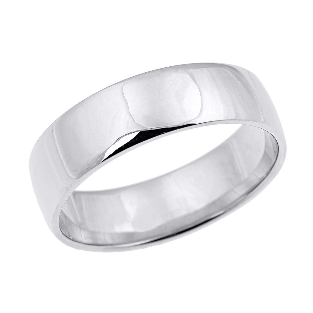 Gold Comfort Fit Classic Wedding Band - 7 MM, view 3