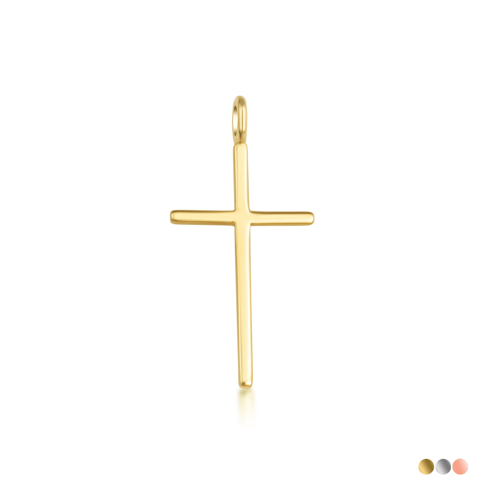Gold Dainty Cross Necklace