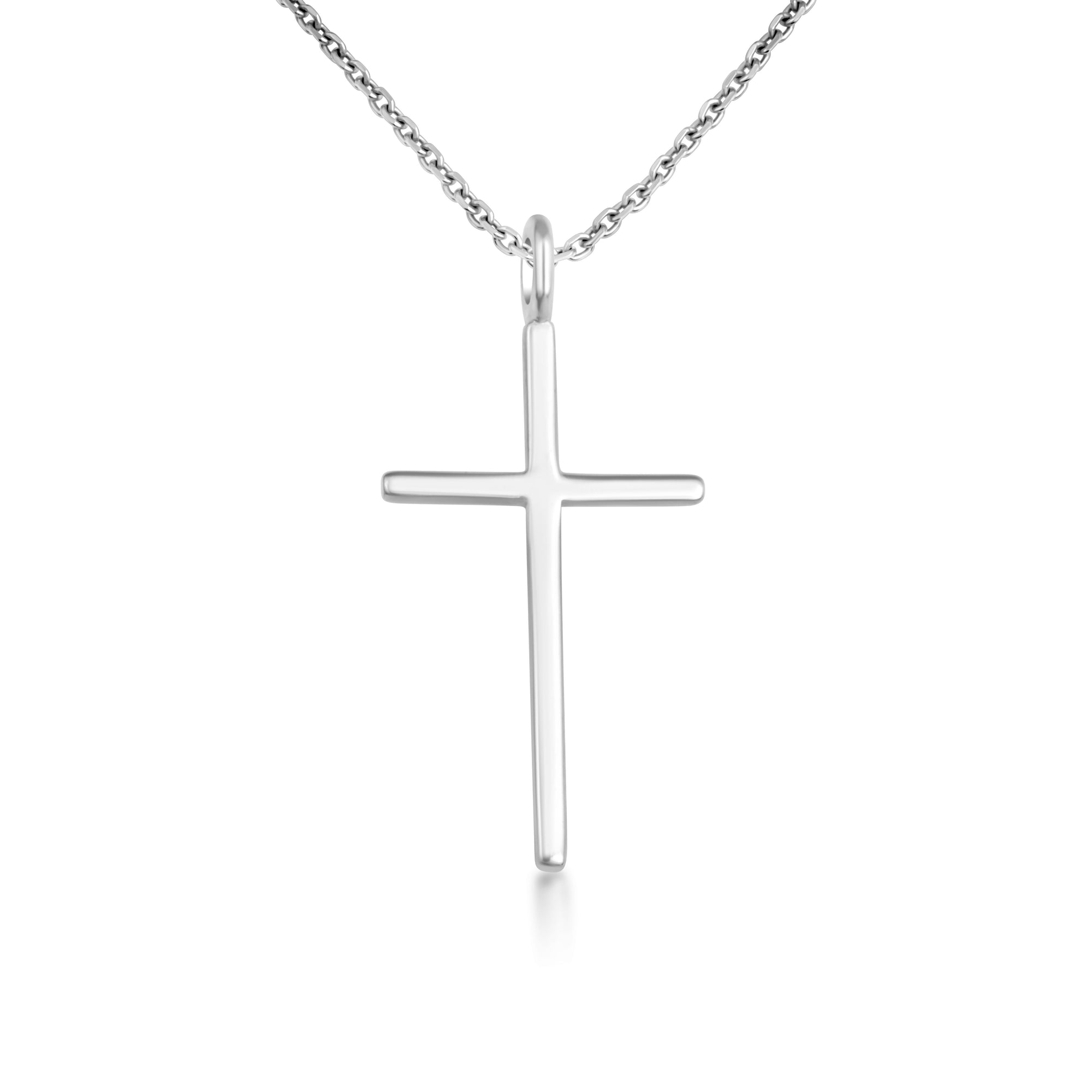 Gold Dainty Cross Necklace, view 9
