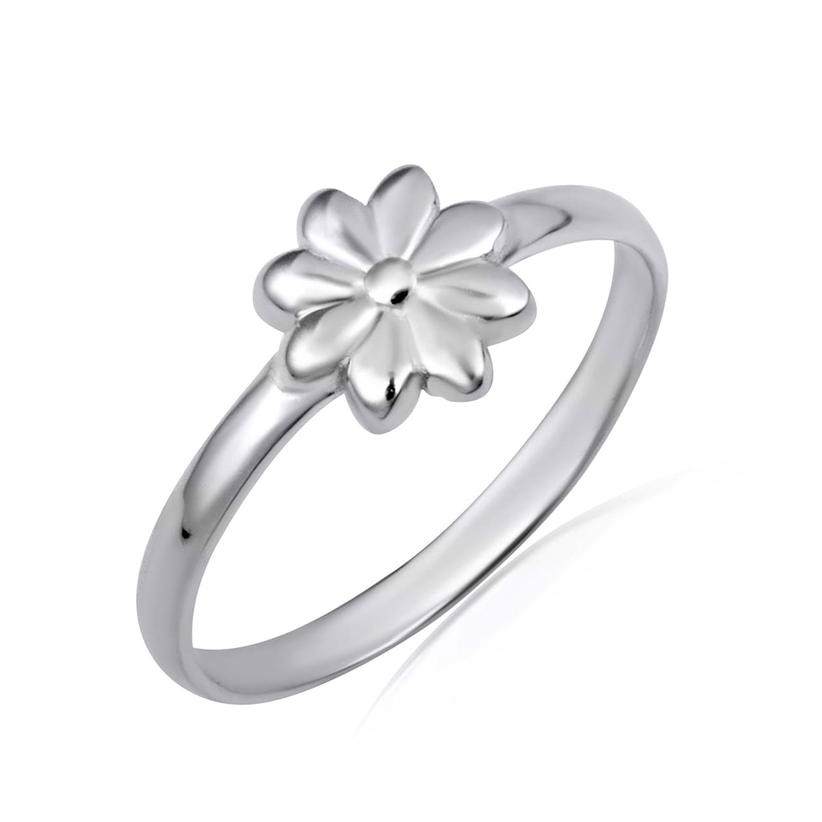 Gold Daisy Flower Ring, view 4