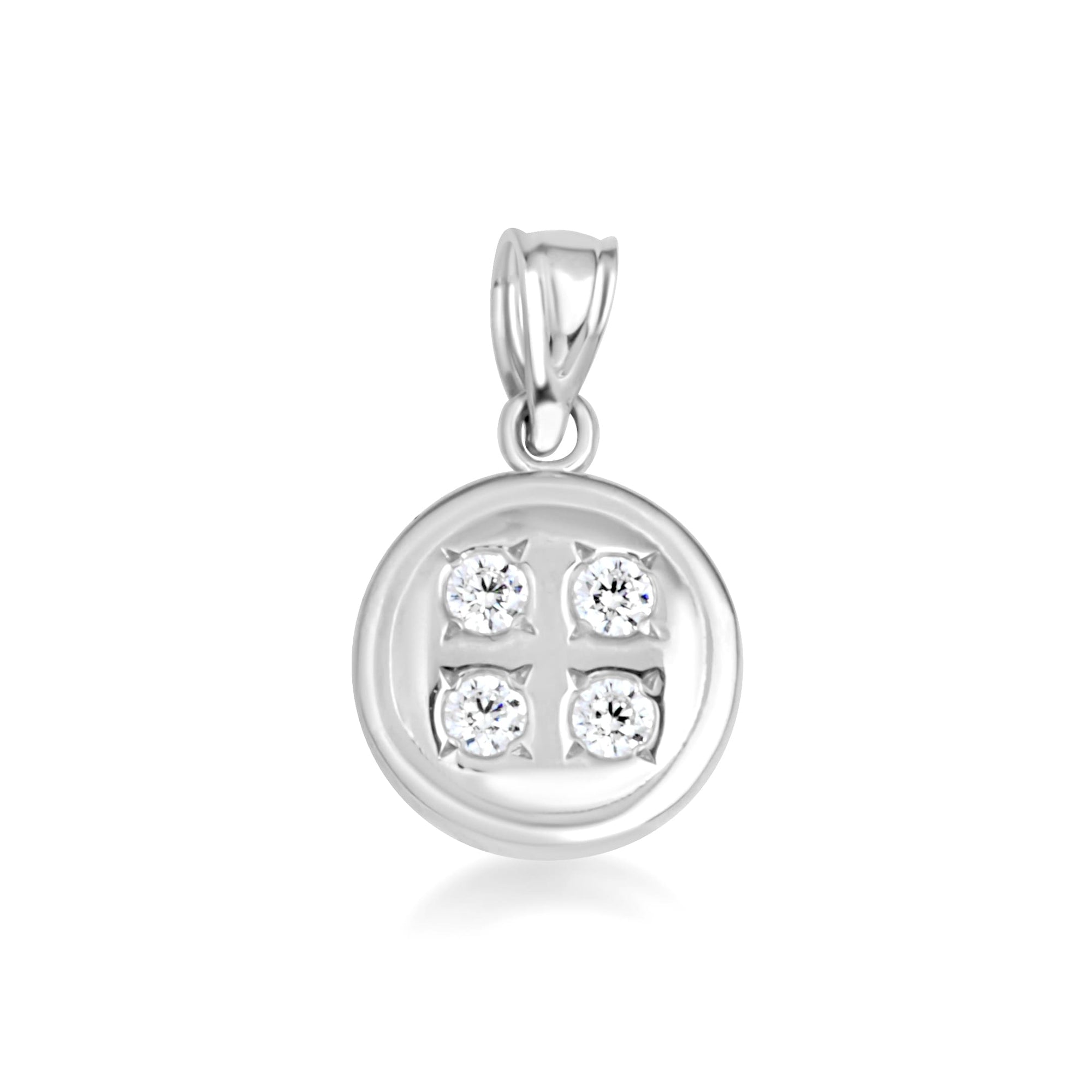 Gold Diamond Button Jewelry, view 6