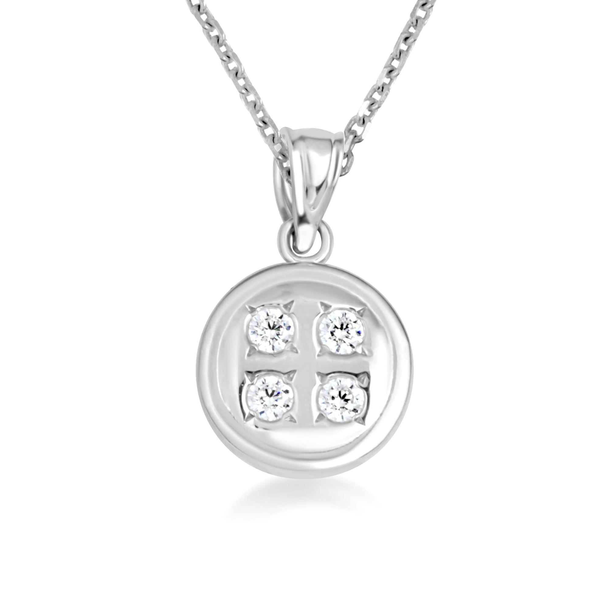 Gold Diamond Button Jewelry, view 7