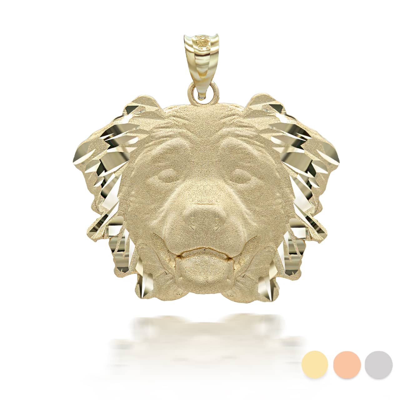 Gold Dog Australian Shepherd Pendant Necklace