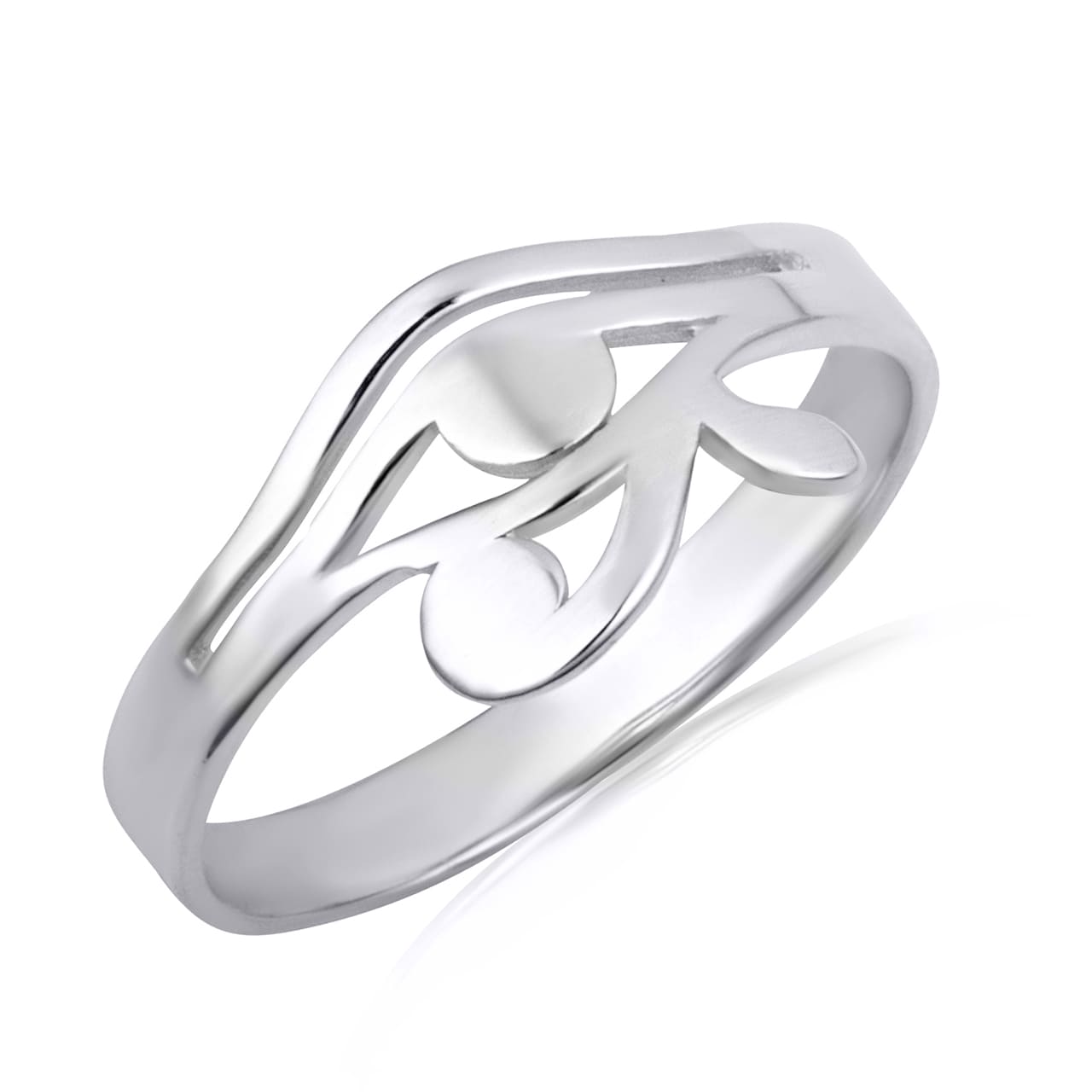 Gold Egyptian Eye Of Horus Wadjet Ring, view 3