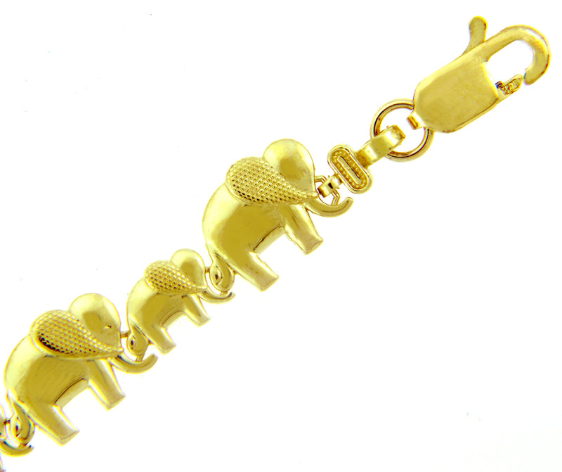 Gold Elephant March Bracelet